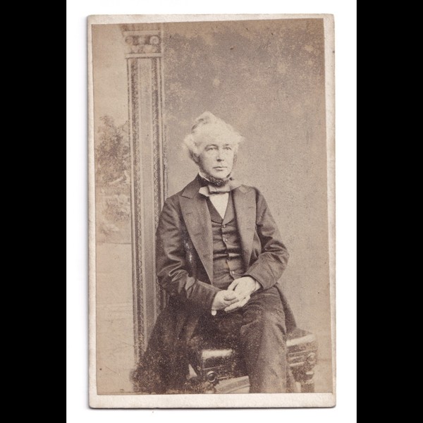 CDV: CDV: Mr Hardey Card, Hull. Seated Man.: Hull, Yorkshire: catalogue image 1