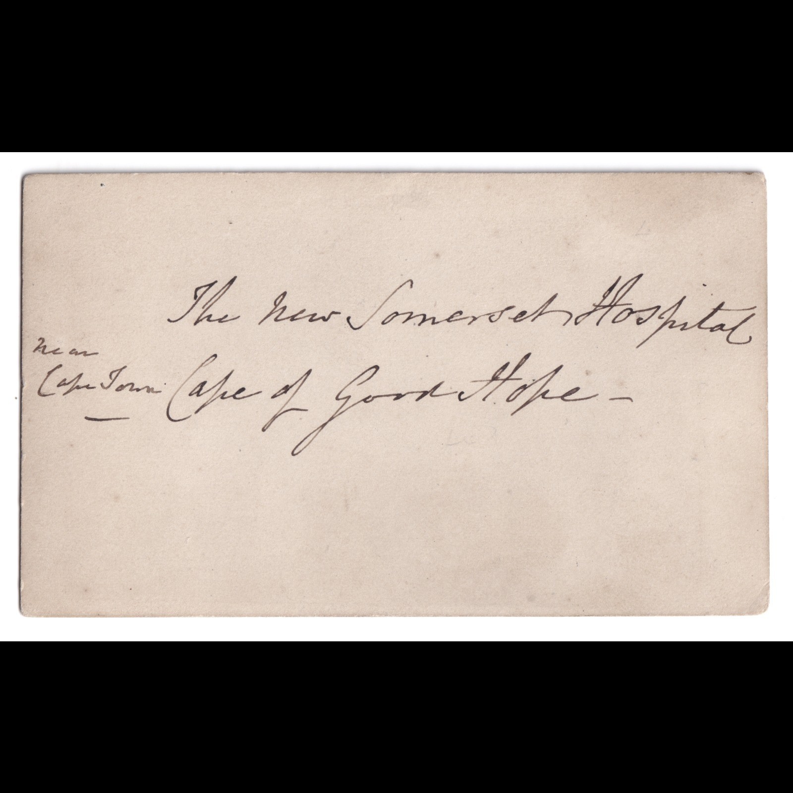 CDV: CDV: New Somerset Hospital, near Cape Town, Cape of Good Hope: catalogue image 11