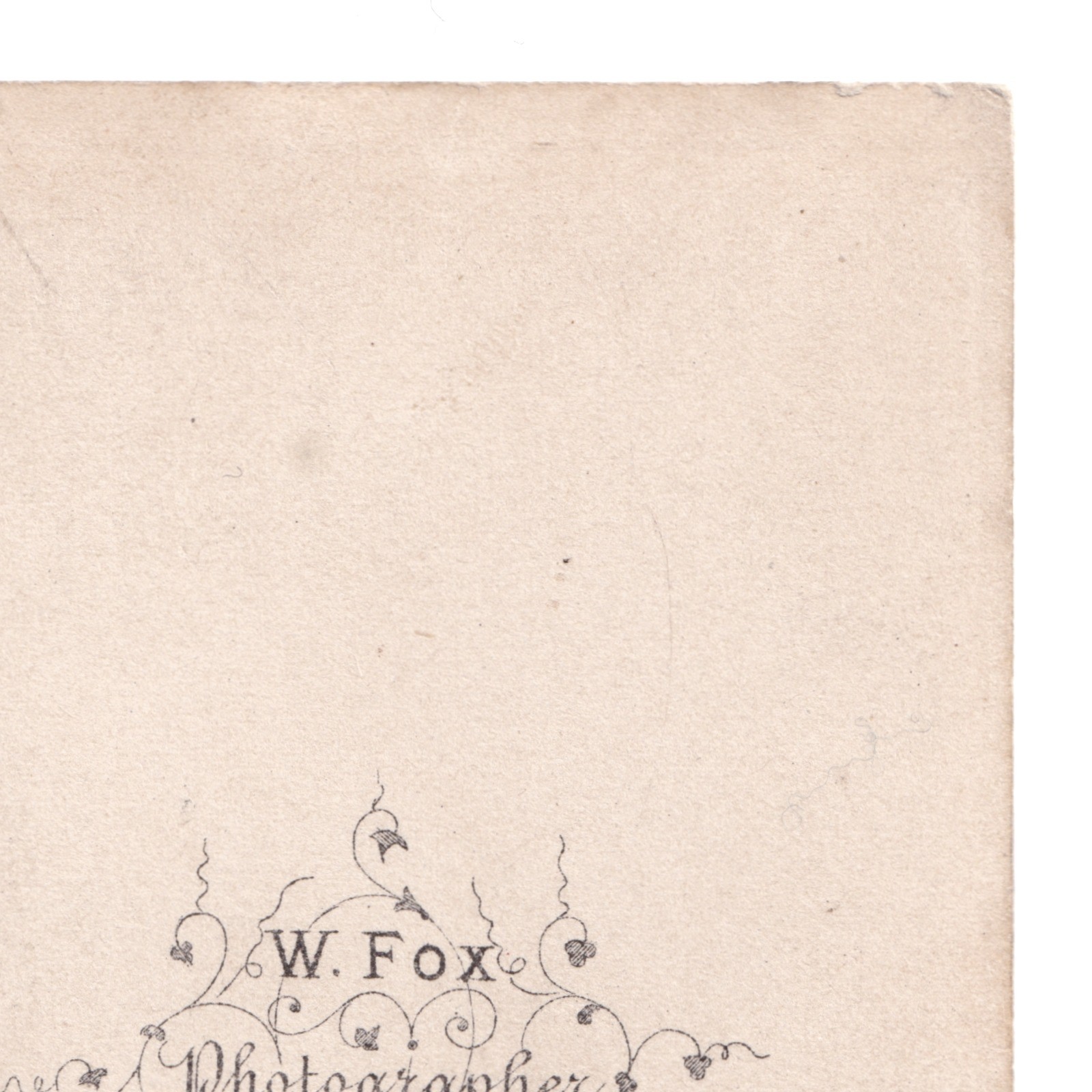 CDV: CDV, Older Man, Seated. W. Fox Card, Sandbach.: catalogue image 13