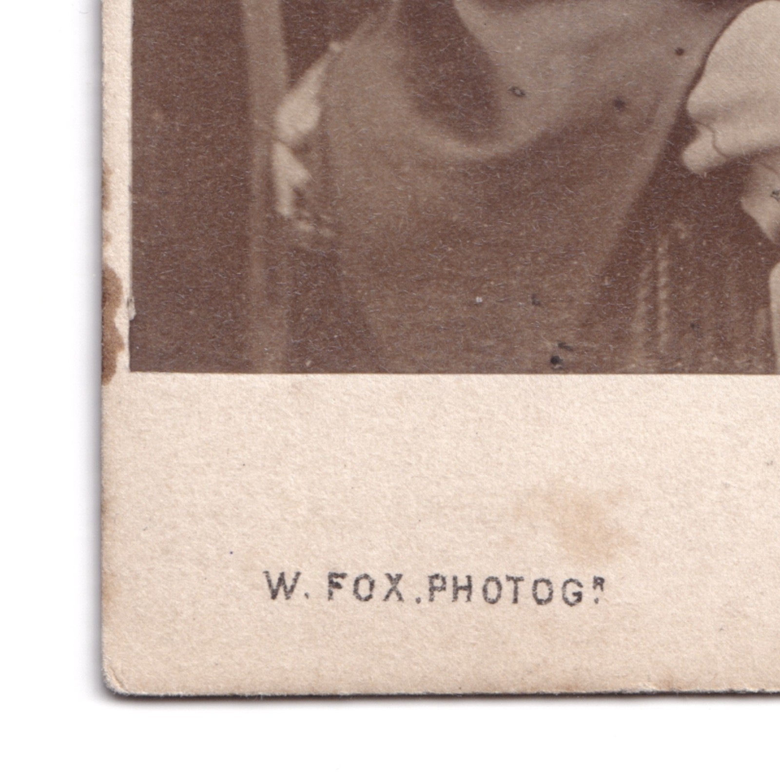 CDV: CDV, Older Man, Seated. W. Fox Card, Sandbach.: catalogue image 7