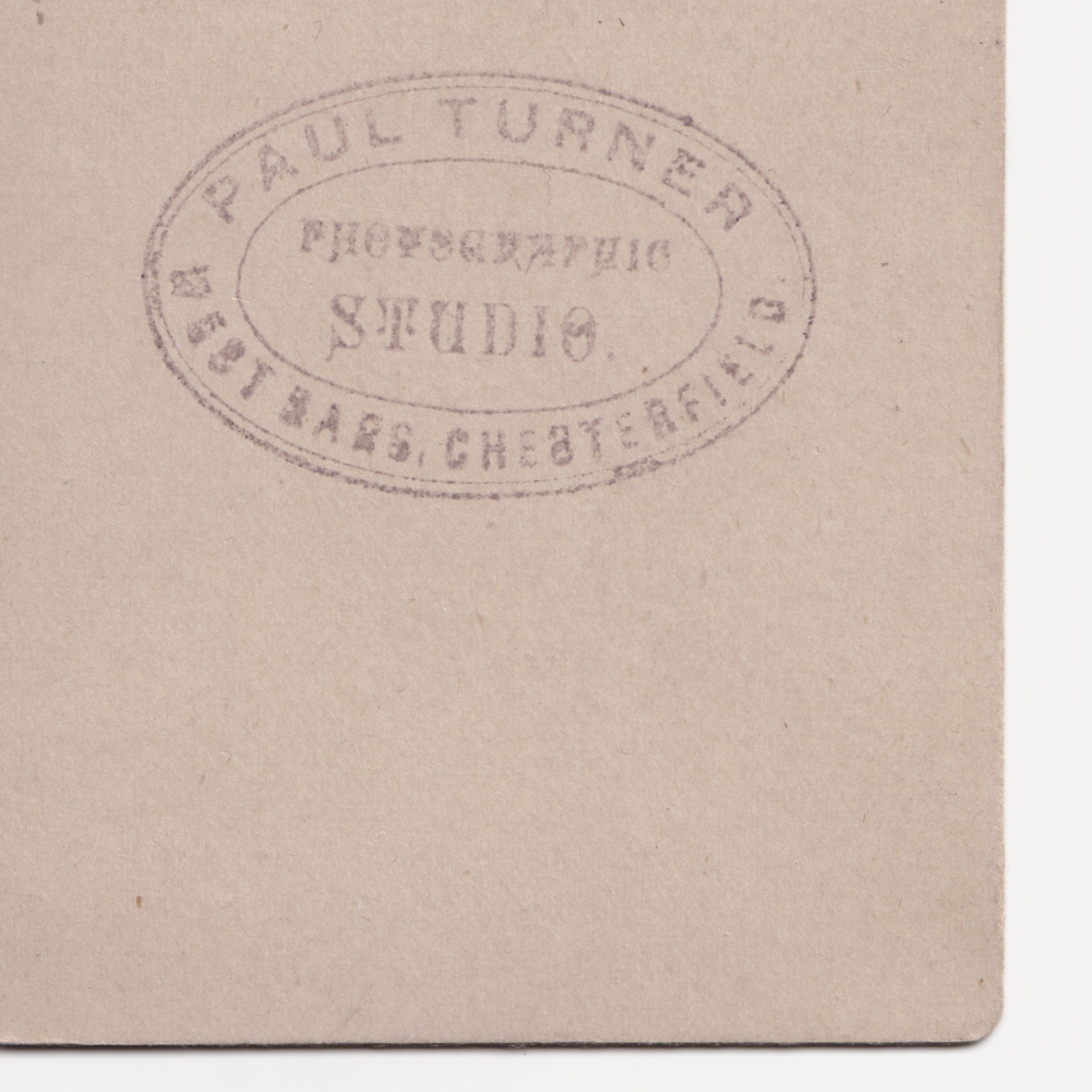 CDV: CDV: Paul Turner Card, Chesterfield. Man with Chin Styled Beard.: catalogue image 13