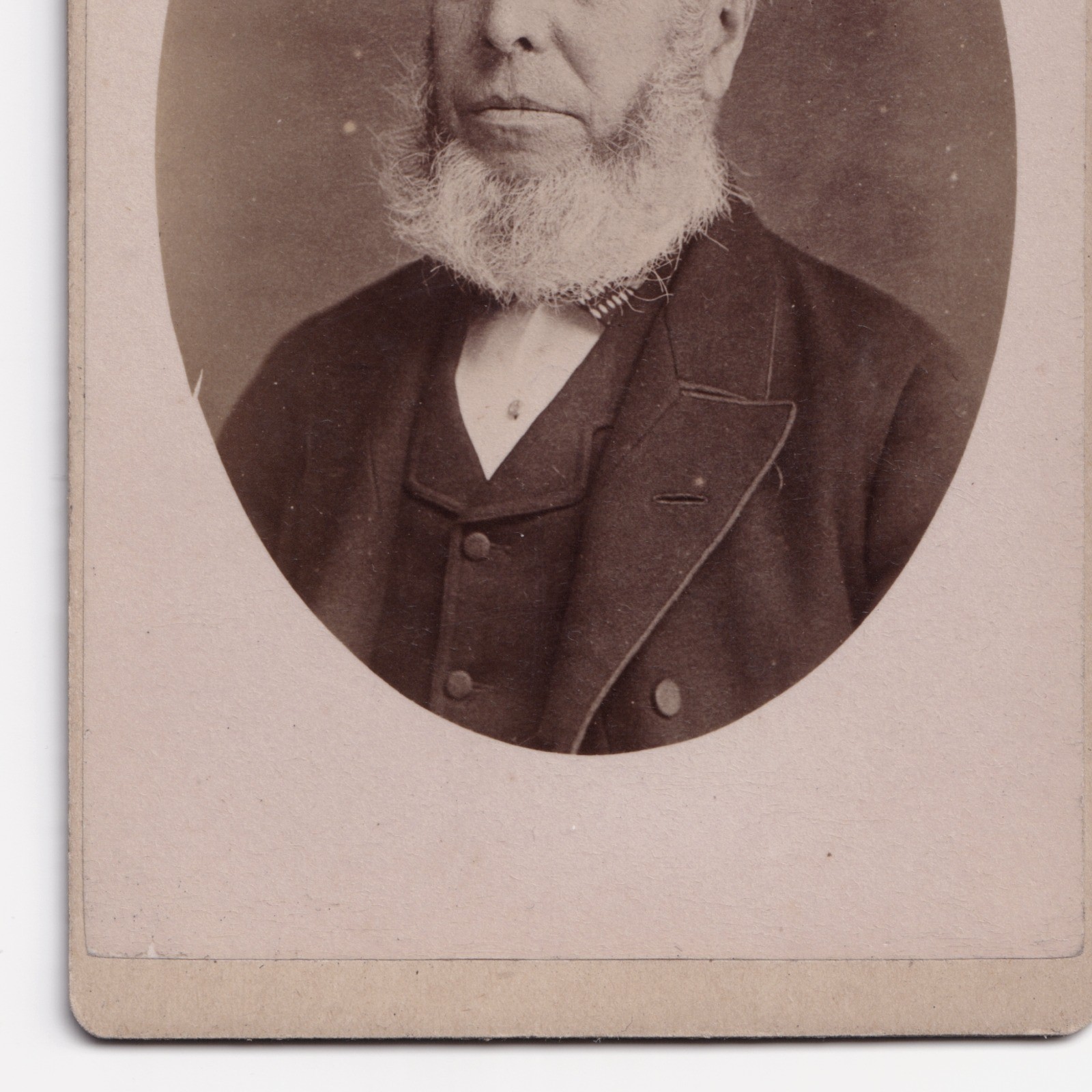CDV: CDV: Paul Turner Card, Chesterfield. Man with Chin Styled Beard.: catalogue image 9
