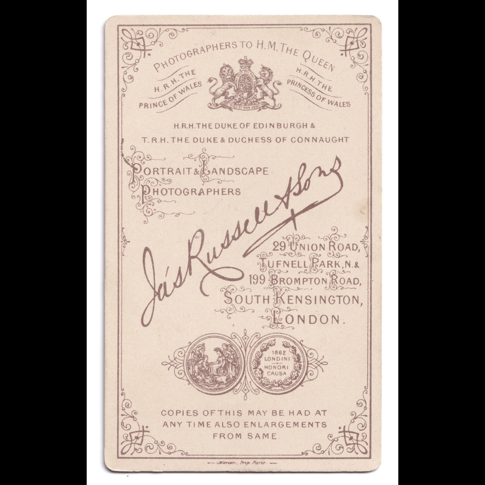 CDV: CDV: Russell & Sons Card, London. Elegant Young Woman Wearing Jewellery.: catalogue image 10