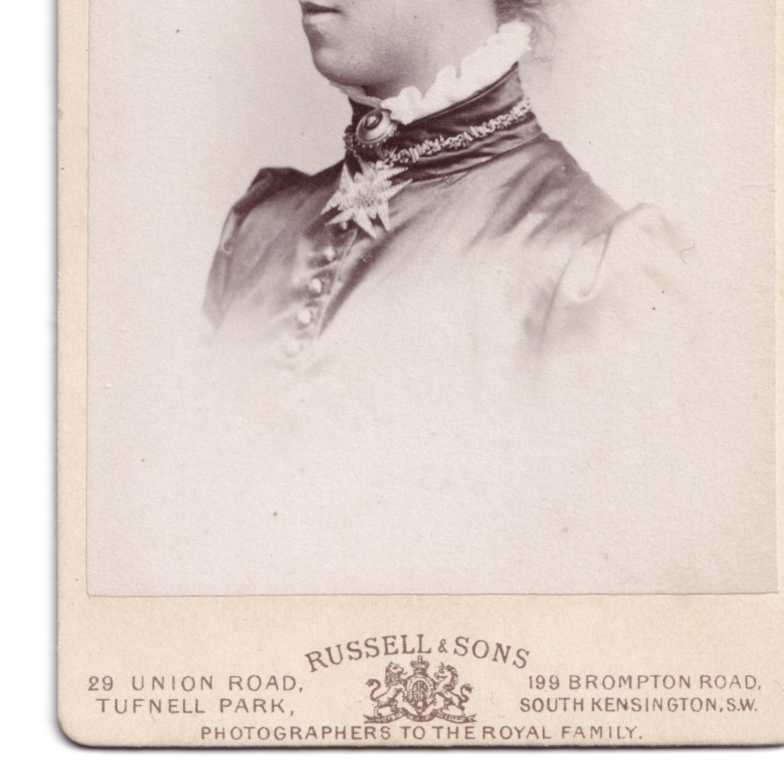 CDV: CDV: Russell & Sons Card, London. Elegant Young Woman Wearing Jewellery.: catalogue image 8