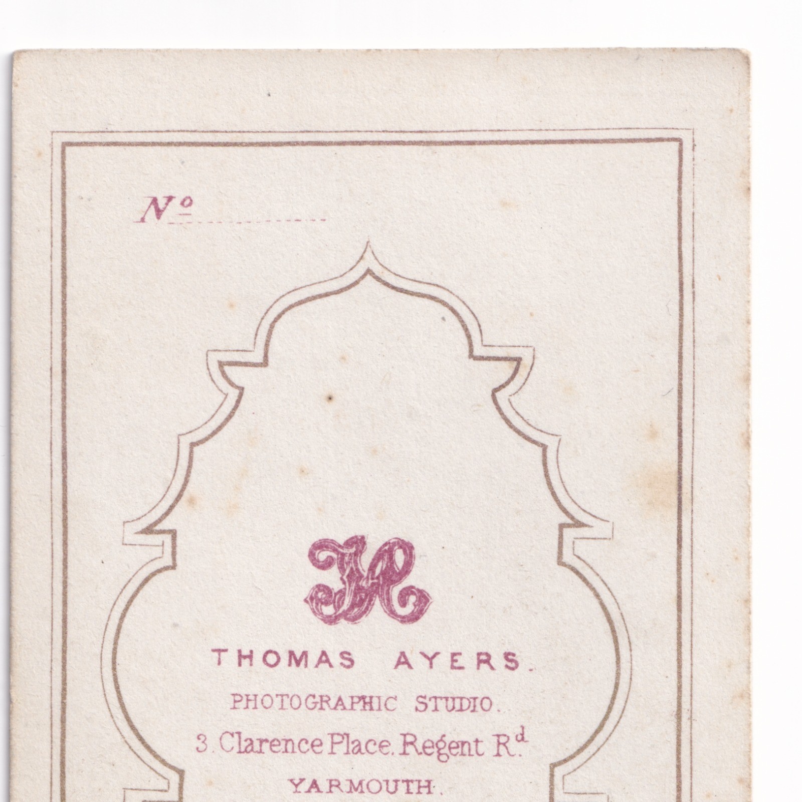 CDV: CDV: Thomas Ayers Card, Yarmouth. Seated Woman, Full Dress, Reading. Ornate Desk: catalogue image 12