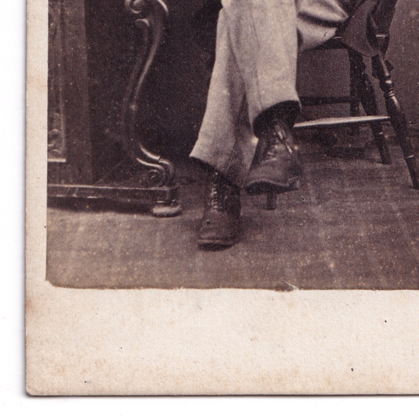CDV: CDV: W.F. Ferguson Card, Holmfirth, Yorkshire. Seated Man with Beard.: catalogue image 7