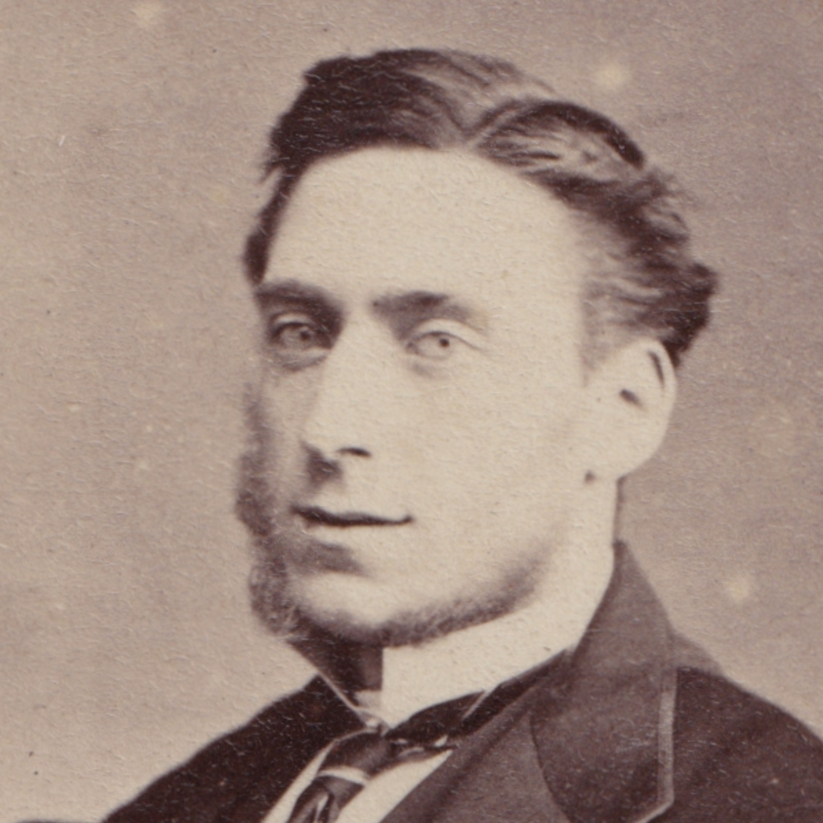 CDV: CDV: W. New Card, Brompton Road. Seated Man, Possibly a John Callaghan.: catalogue image 2