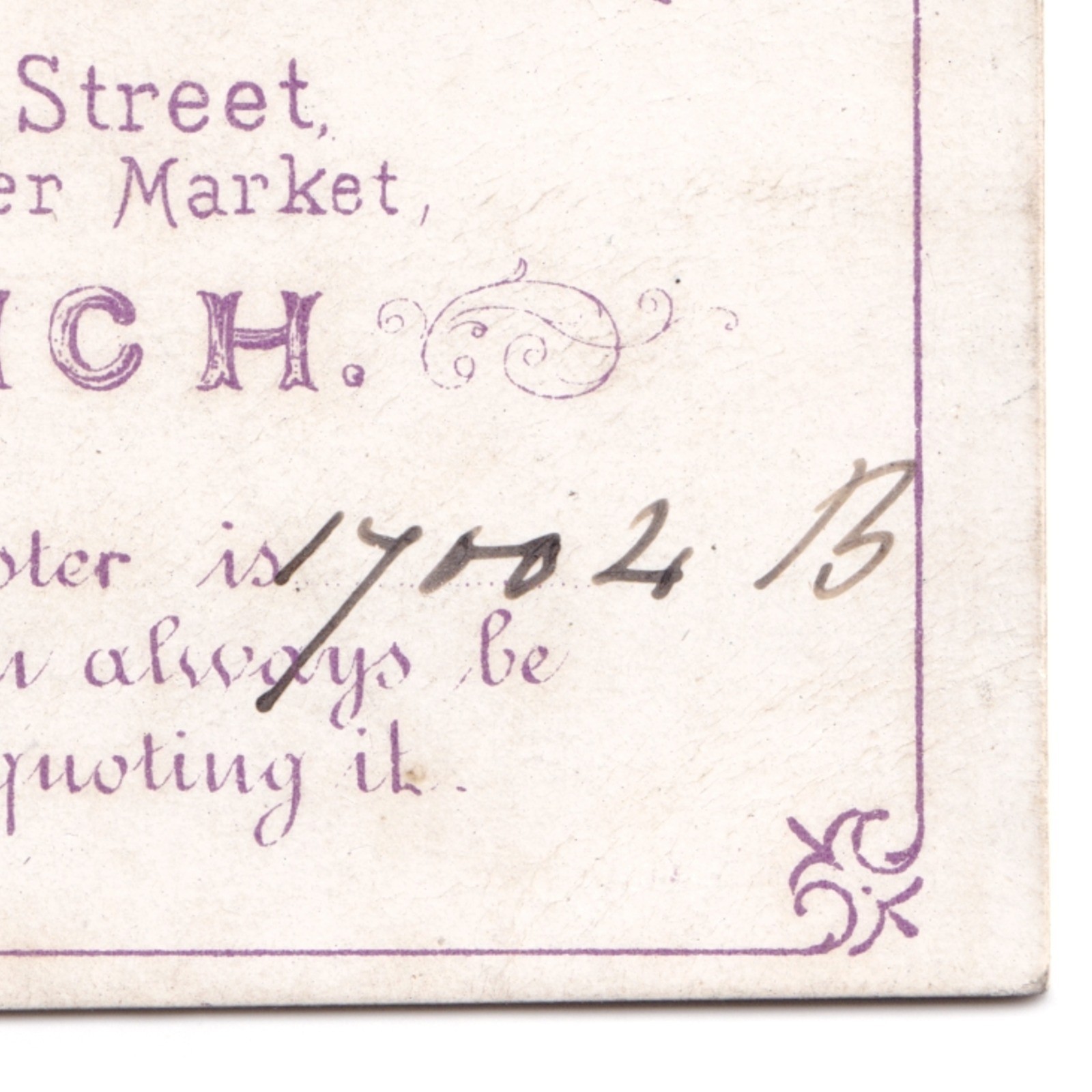 CDV: CDV: Walter Smith Card, Ipswich. Man sat at Desk.: catalogue image 19