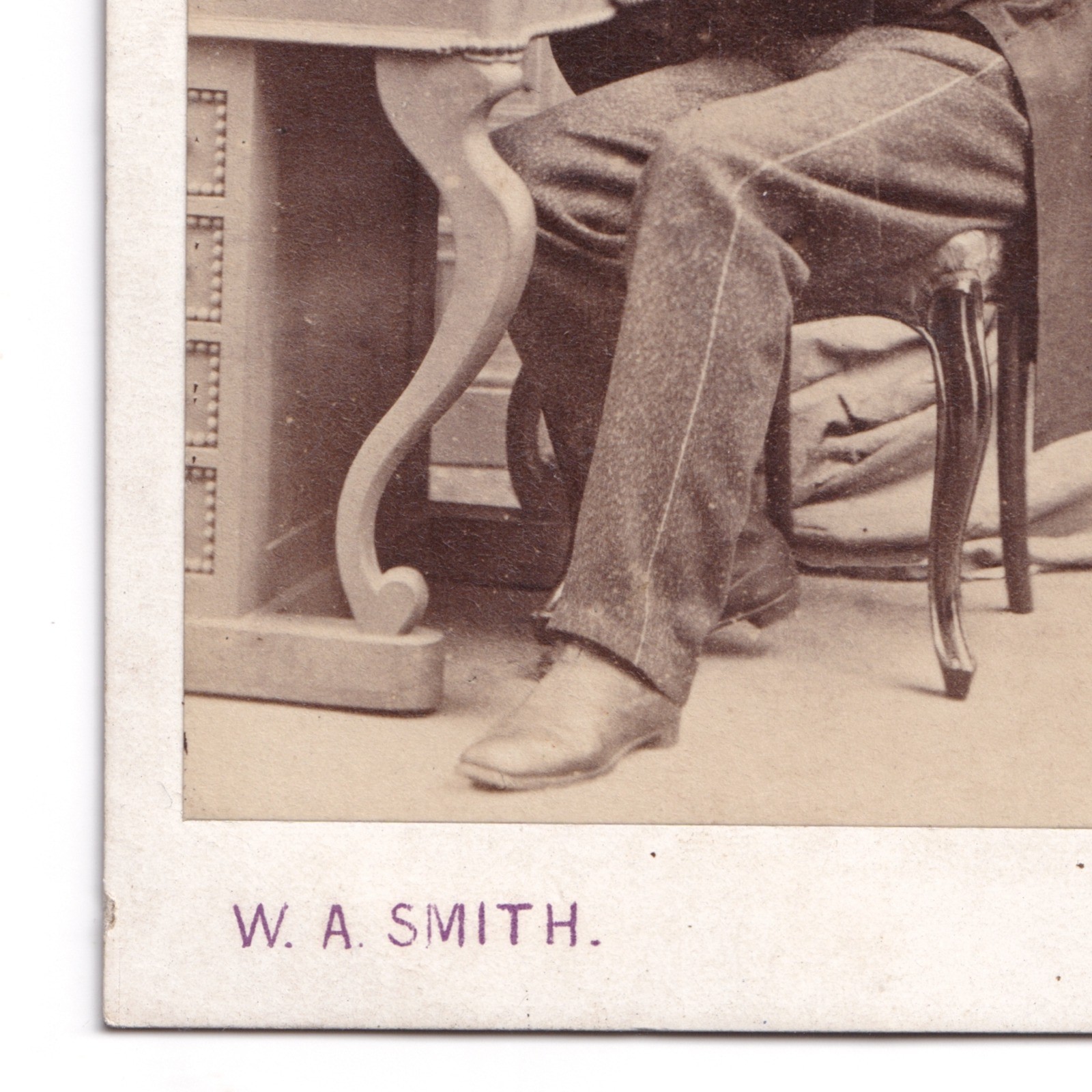 CDV: CDV: Walter Smith Card, Ipswich. Man sat at Desk.: catalogue image 7