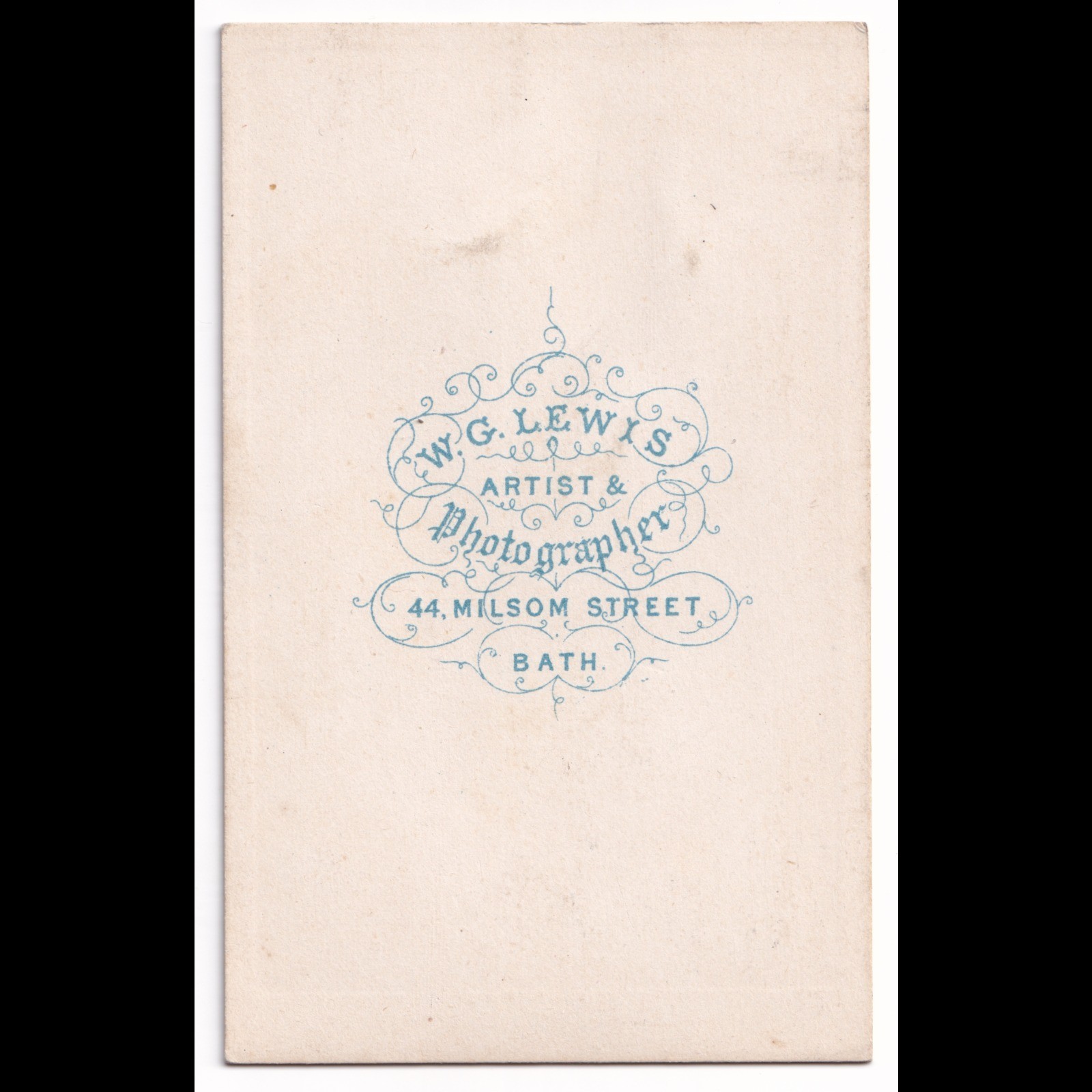 CDV: CDV, Woman Wearing Large Cross, Holding BRITISH ASSOCIATION BATH Book. W.G Lewis: catalogue image 2
