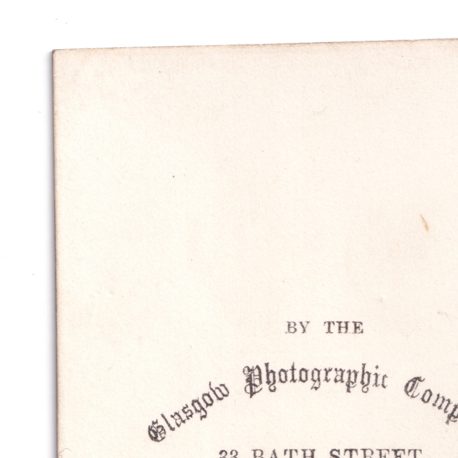 CDV: CDV: Young Female, Glasgow Photographic Company. 33 Bath Street.: catalogue image 13