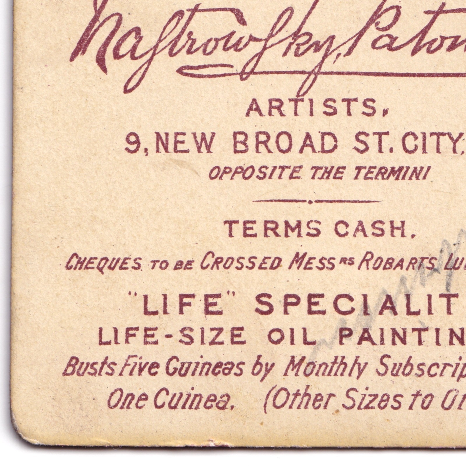 CDV: CDV: Young Man, Colour Tinted, Nastrowsky, Paton & Co Card.: catalogue image 20