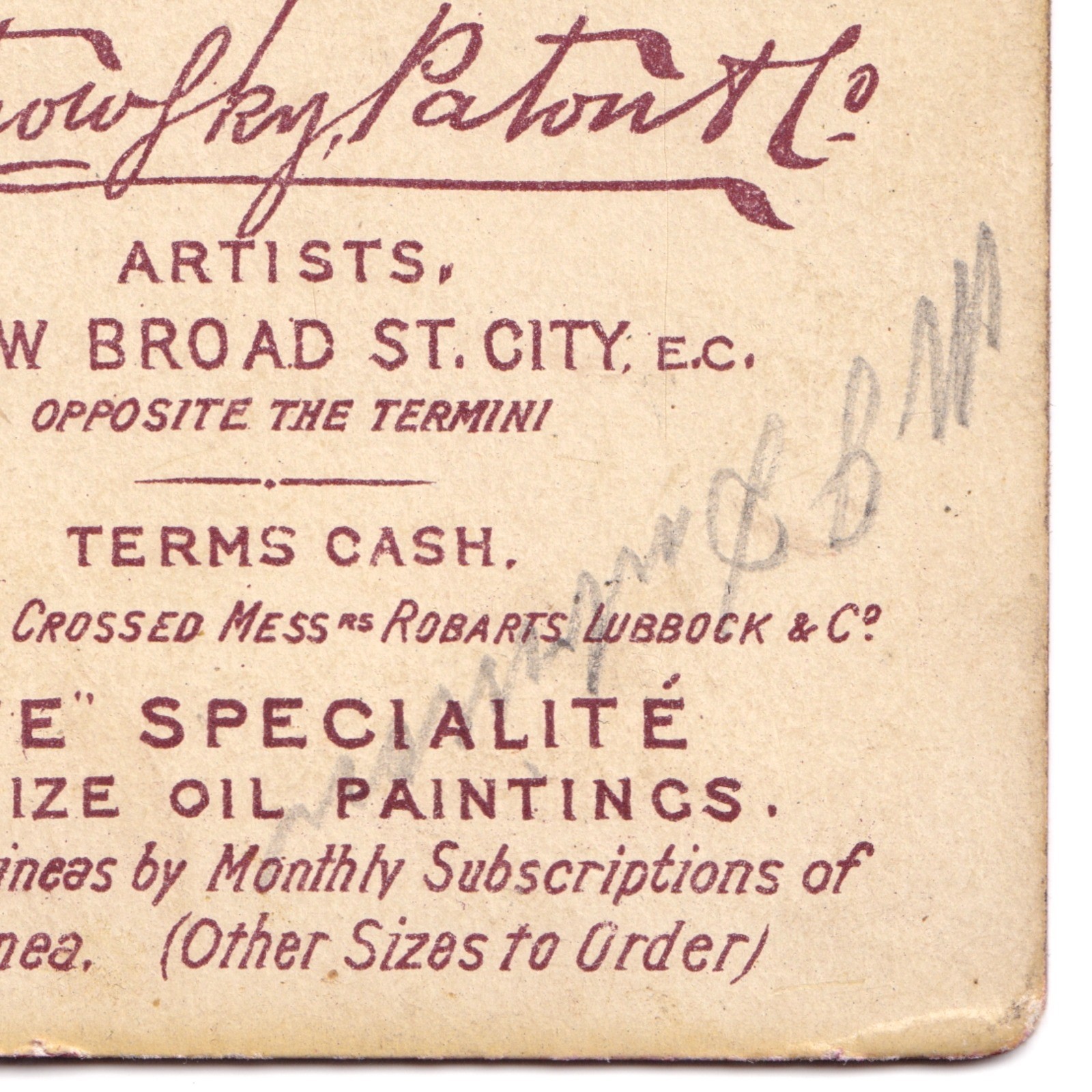 CDV: CDV: Young Man, Colour Tinted, Nastrowsky, Paton & Co Card.: catalogue image 21