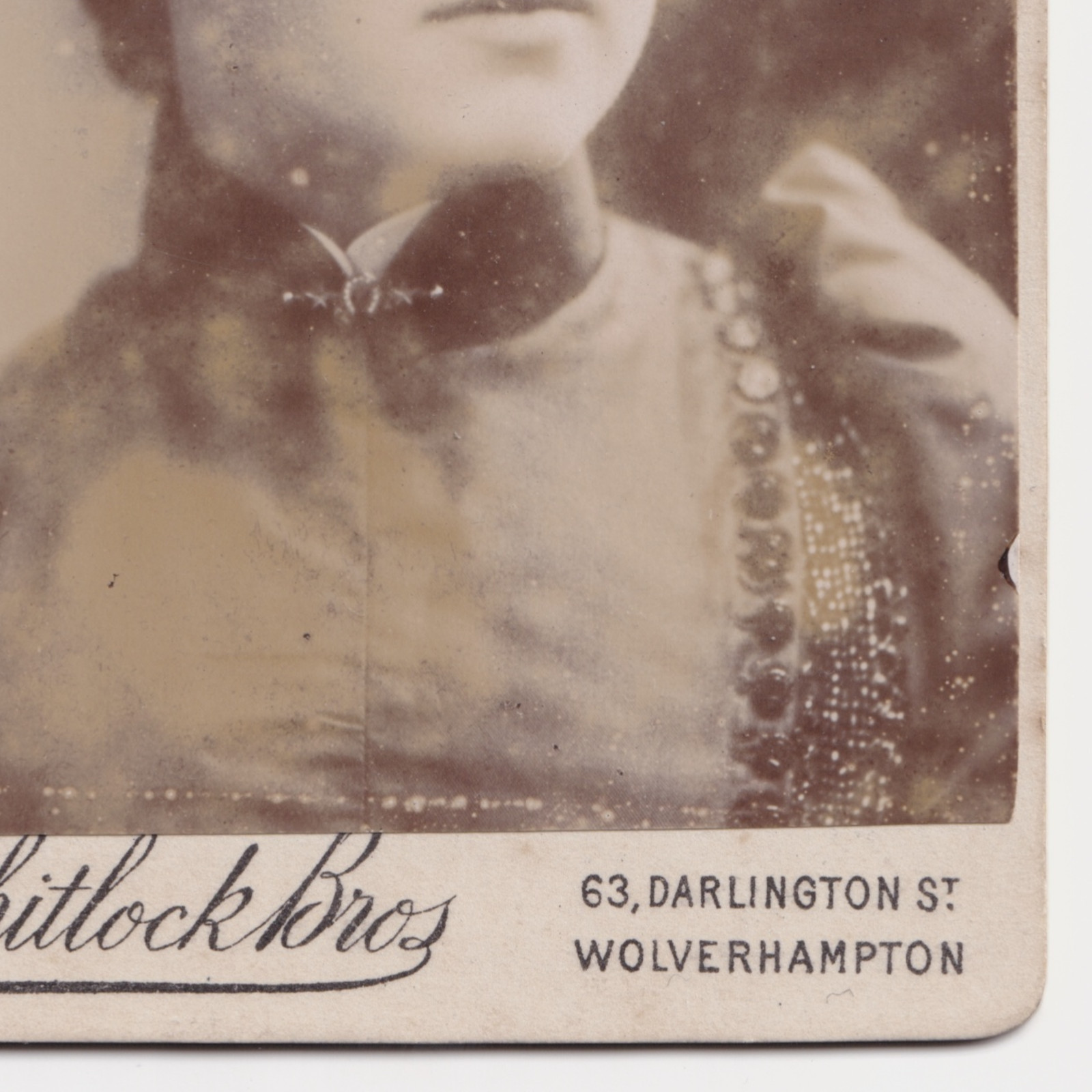 CDV: CDV: Young Woman Off-Camera Gaze. Whitlock Bros Wolverhampton: catalogue image 11