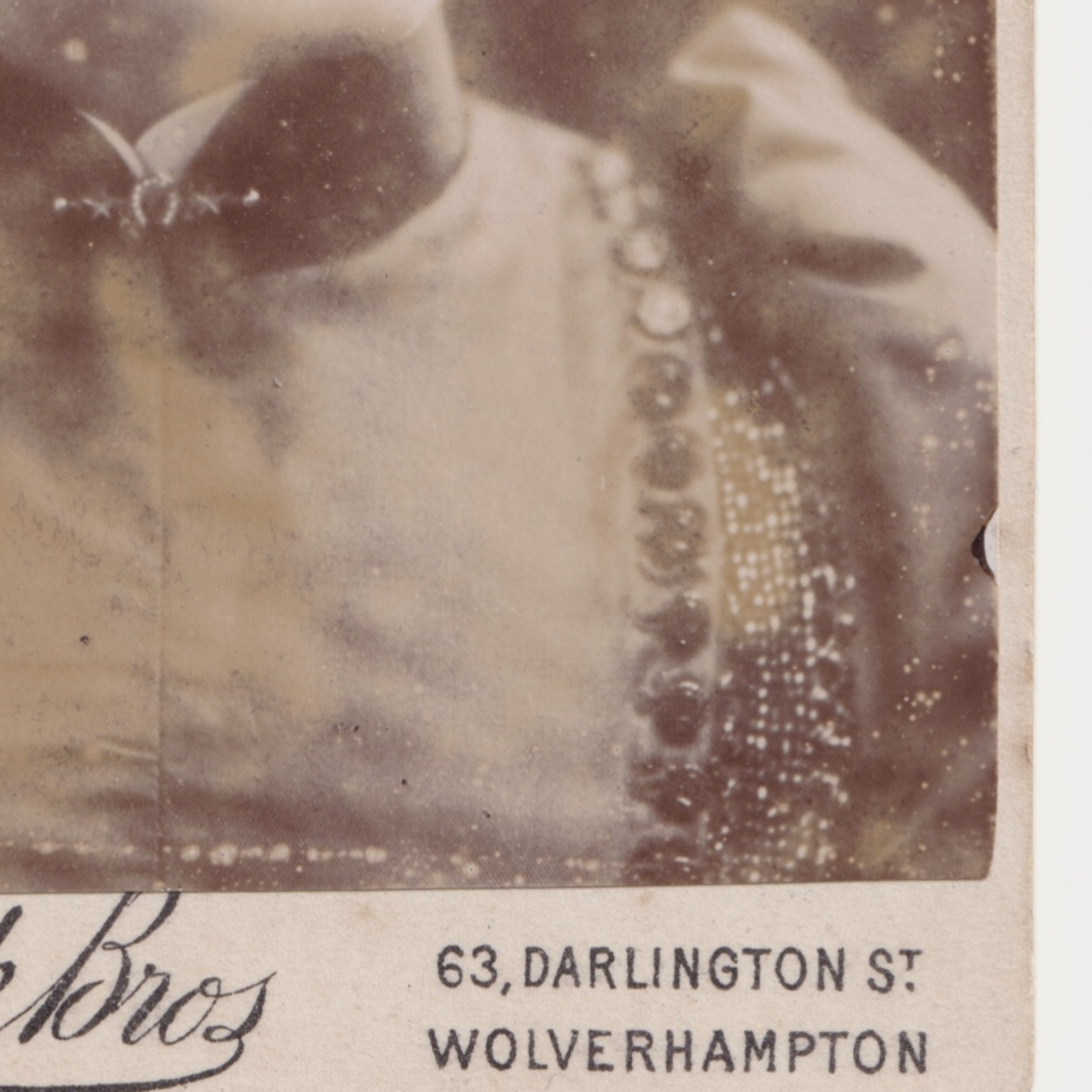 CDV: CDV: Young Woman Off-Camera Gaze. Whitlock Bros Wolverhampton: catalogue image 8