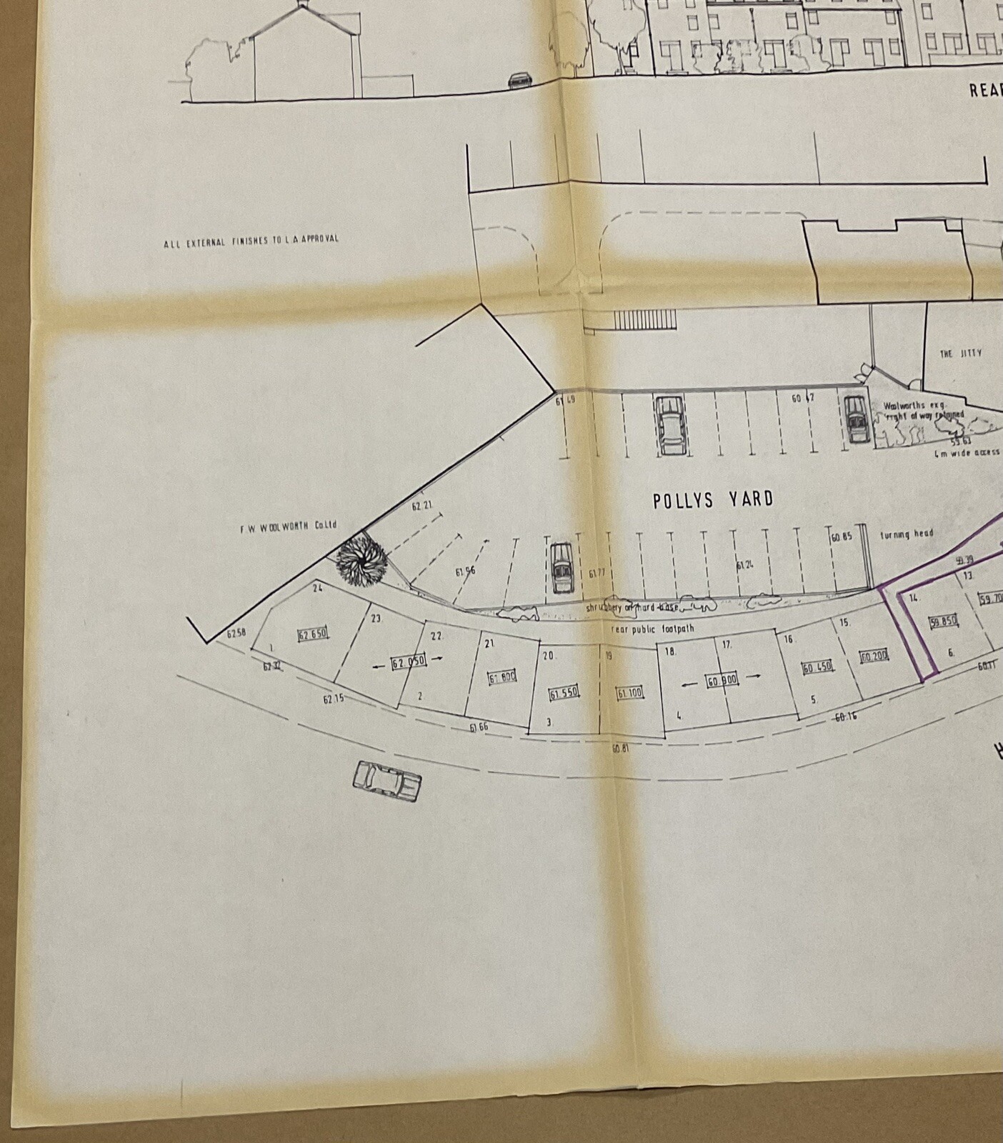 Ephemera: Newport Pagnell Interest. High Street Residential Development Layout Map.: catalogue image 8