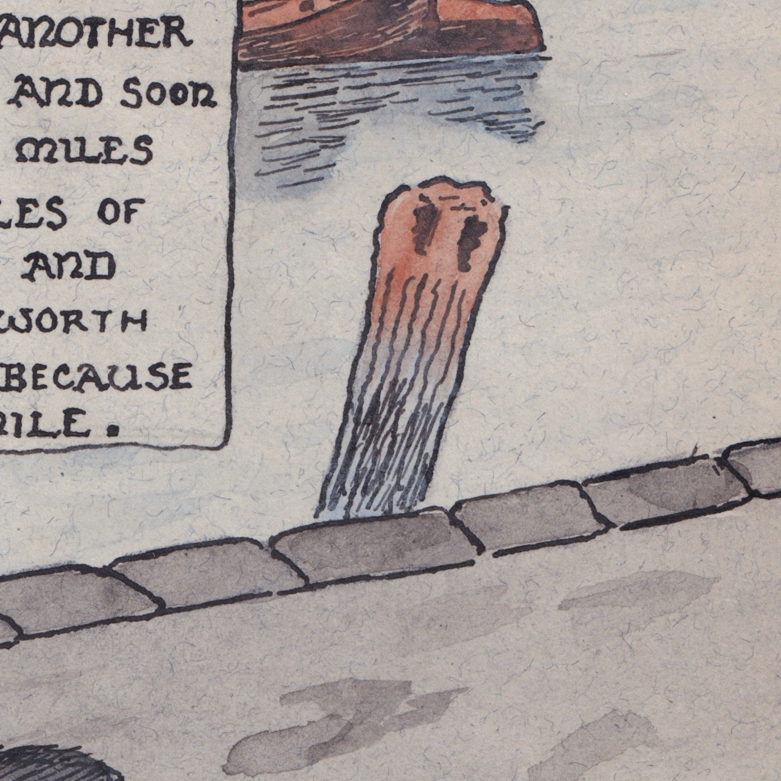 Ephemera: Old Illustration, Happy Times 1918, Smile Awhile, Cartoon of a Dutch-Style Man: catalogue image 11