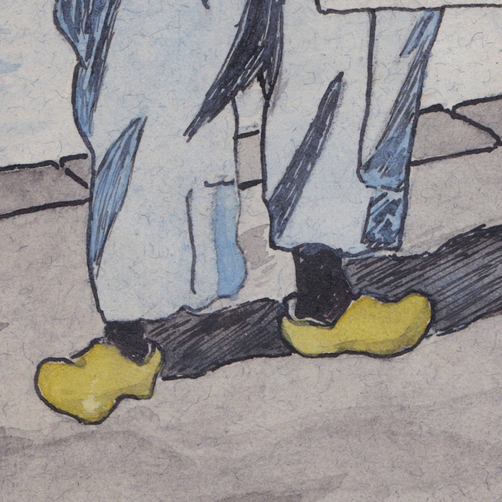 Ephemera: Old Illustration, Happy Times 1918, Smile Awhile, Cartoon of a Dutch-Style Man: catalogue image 12