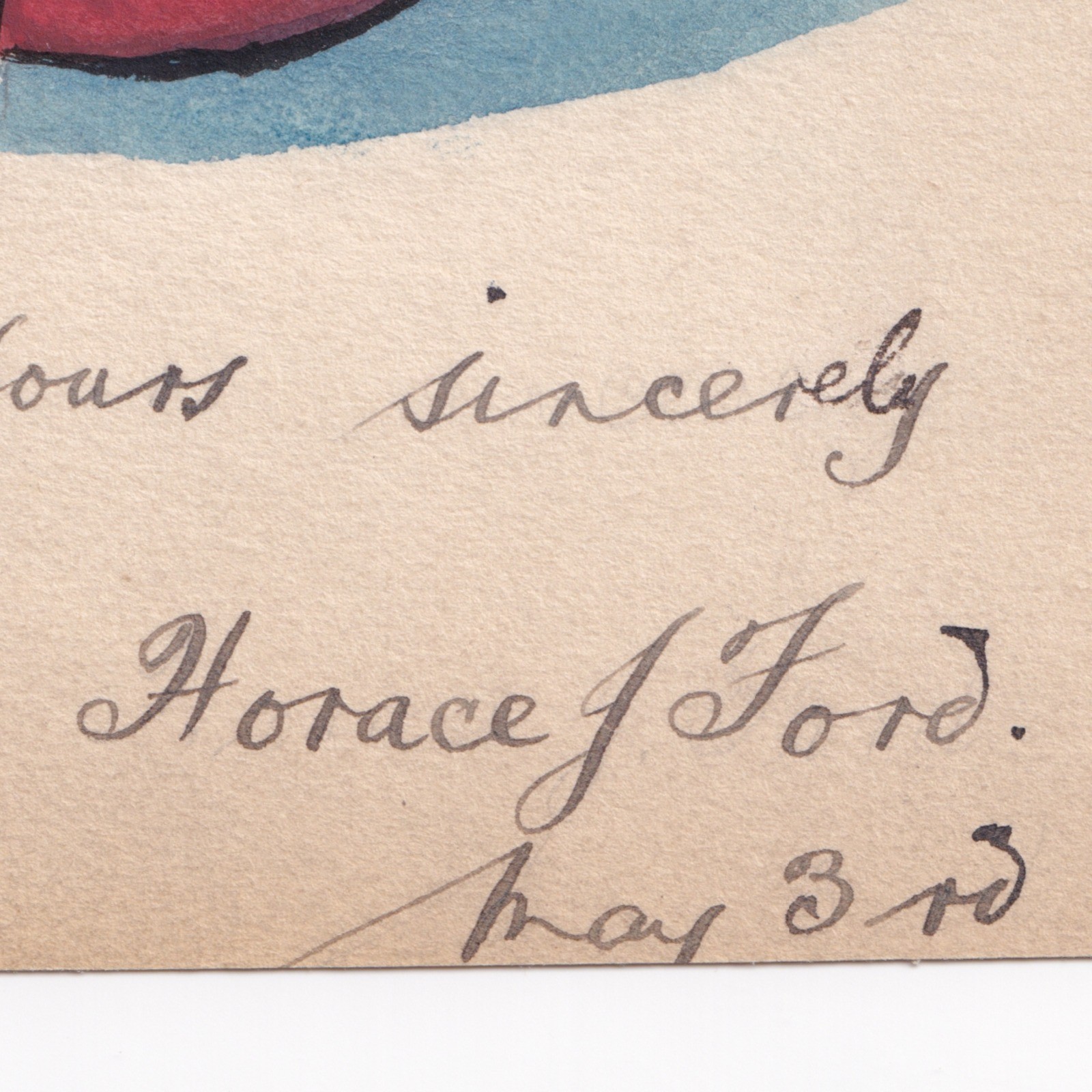 Ephemera: Old Illustration, titled A Dutchman Really Happy by a HORACE J FORD.: catalogue image 14