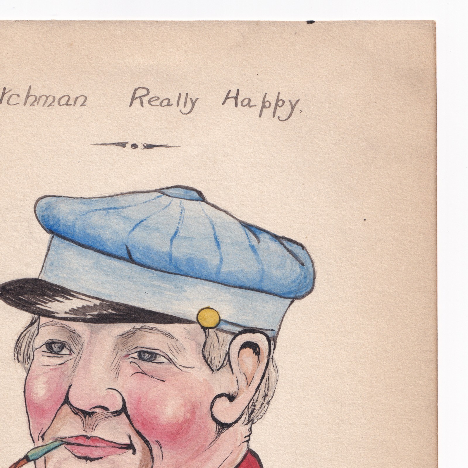 Ephemera: Old Illustration, titled A Dutchman Really Happy by a HORACE J FORD.: catalogue image 3