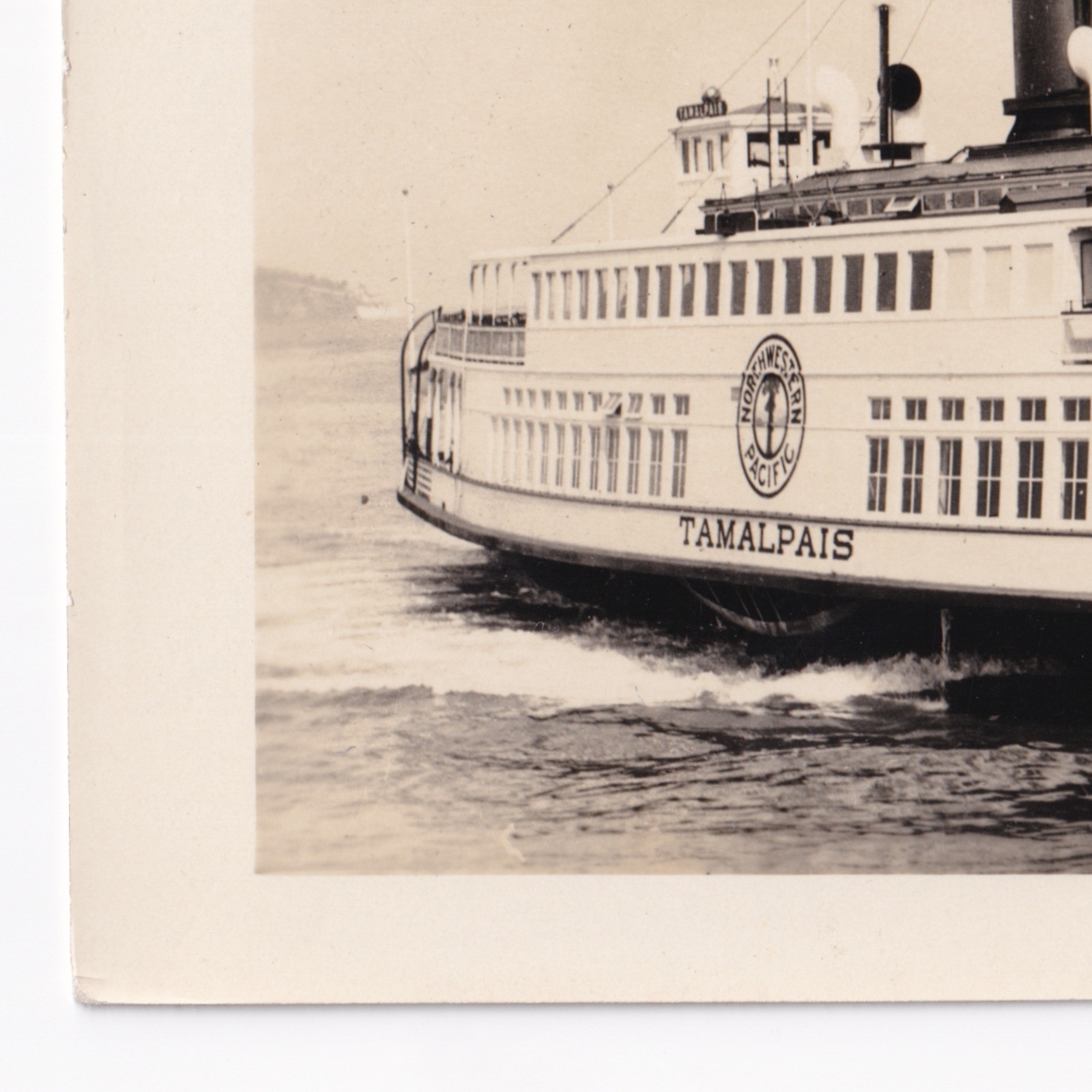 Photograph: Old Photograph, Northwestern Pacific Ferry, Tamalpais.: catalogue image 12