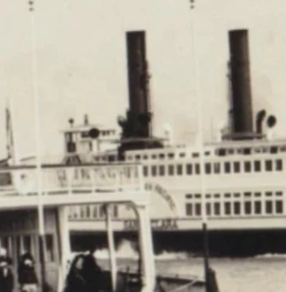 Photograph: Old Photograph, Northwestern Pacific R.R. ferry Eureka about 1923: catalogue image 10