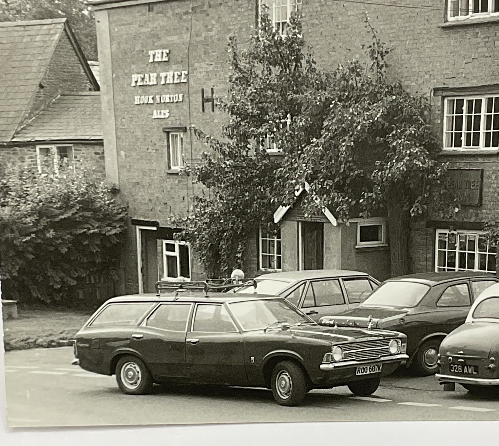 Photograph: Photograph, Pear Tree Pub, Hook Norton, Classic Cars Parked Outside.: catalogue image 2