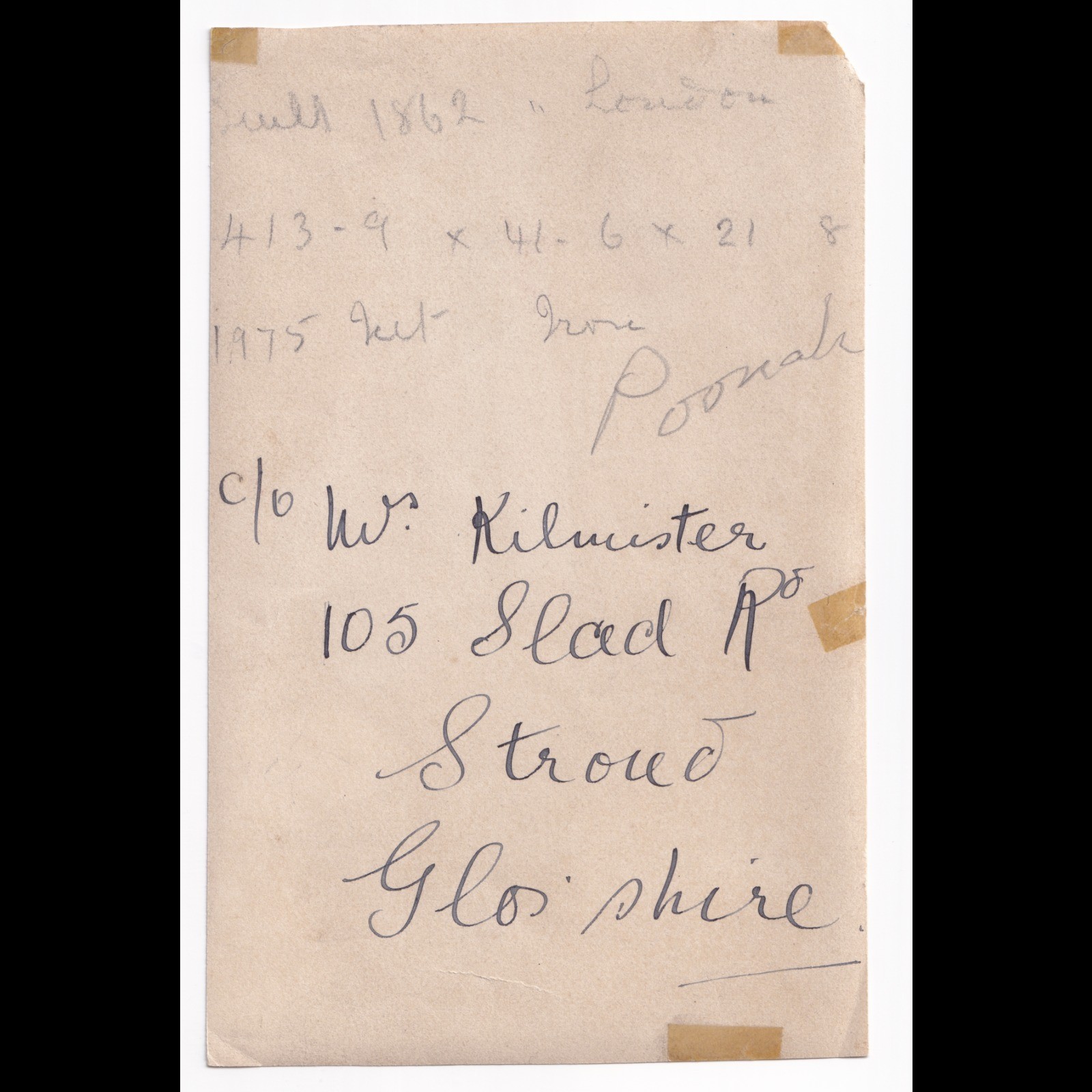 Photograph: Photograph: Ship or Boat. Poonah 1875.: catalogue image 17
