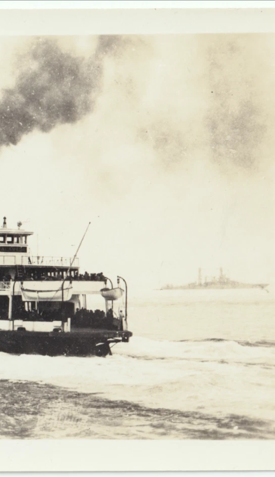 Photograph: Old Photograph, Southern Pacific Ferry Alameda, San Francisco Bay: catalogue image 6