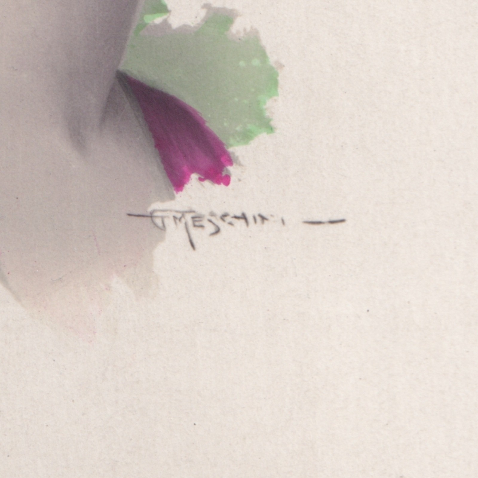 Postcard: Postcards X 2: Stylized Female Portraits, G. Meschini.: catalogue image 13