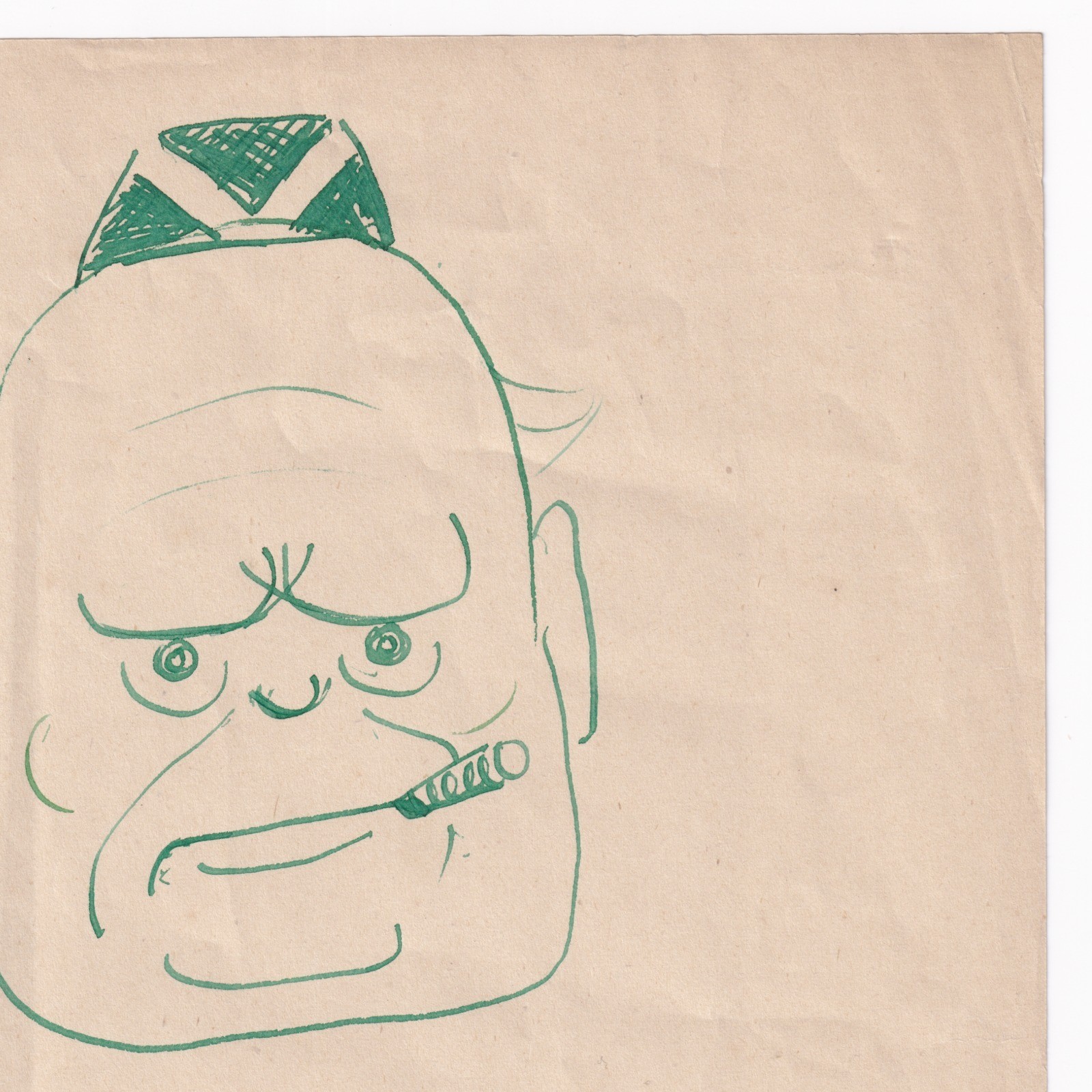 Ephemera: Winston Churchill Caricature Sketch “Winstonio Churchillini”: catalogue image 5