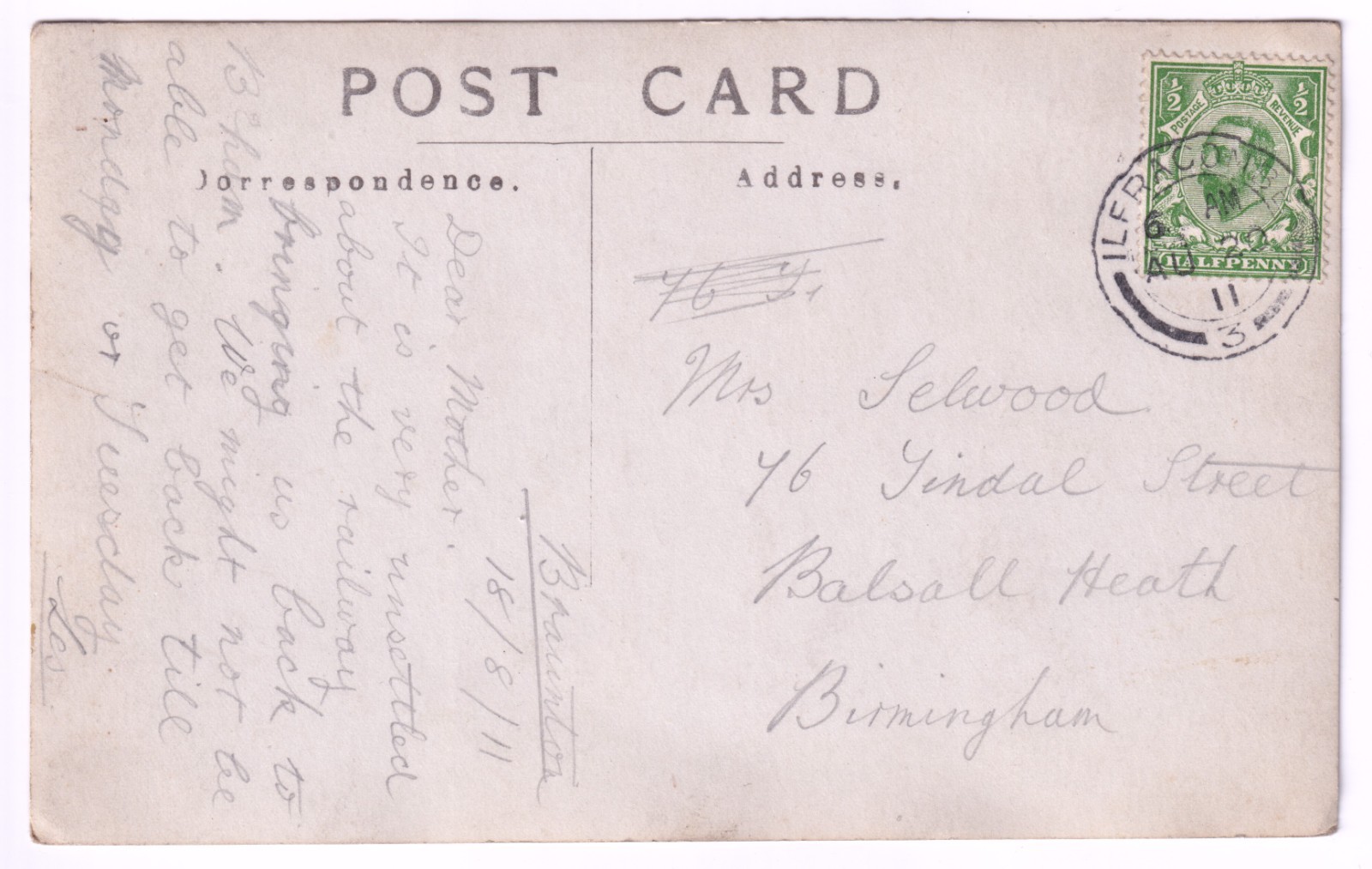 Postcard: Military Postcard, Large Group of Men in Uniform. Braunton Noted on Rear. 08/11: catalogue image 2