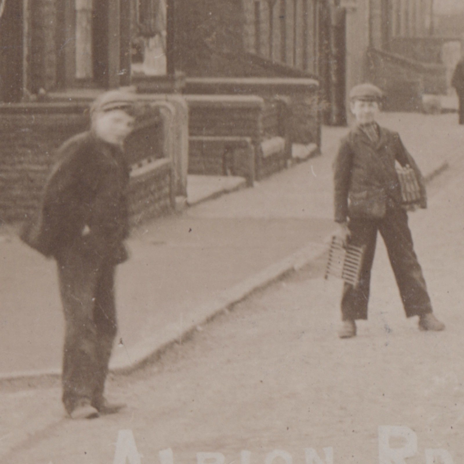 Postcard: Postcard: Albion Road, New Mills, Derbyshire, Real Photograph.: catalogue image 6
