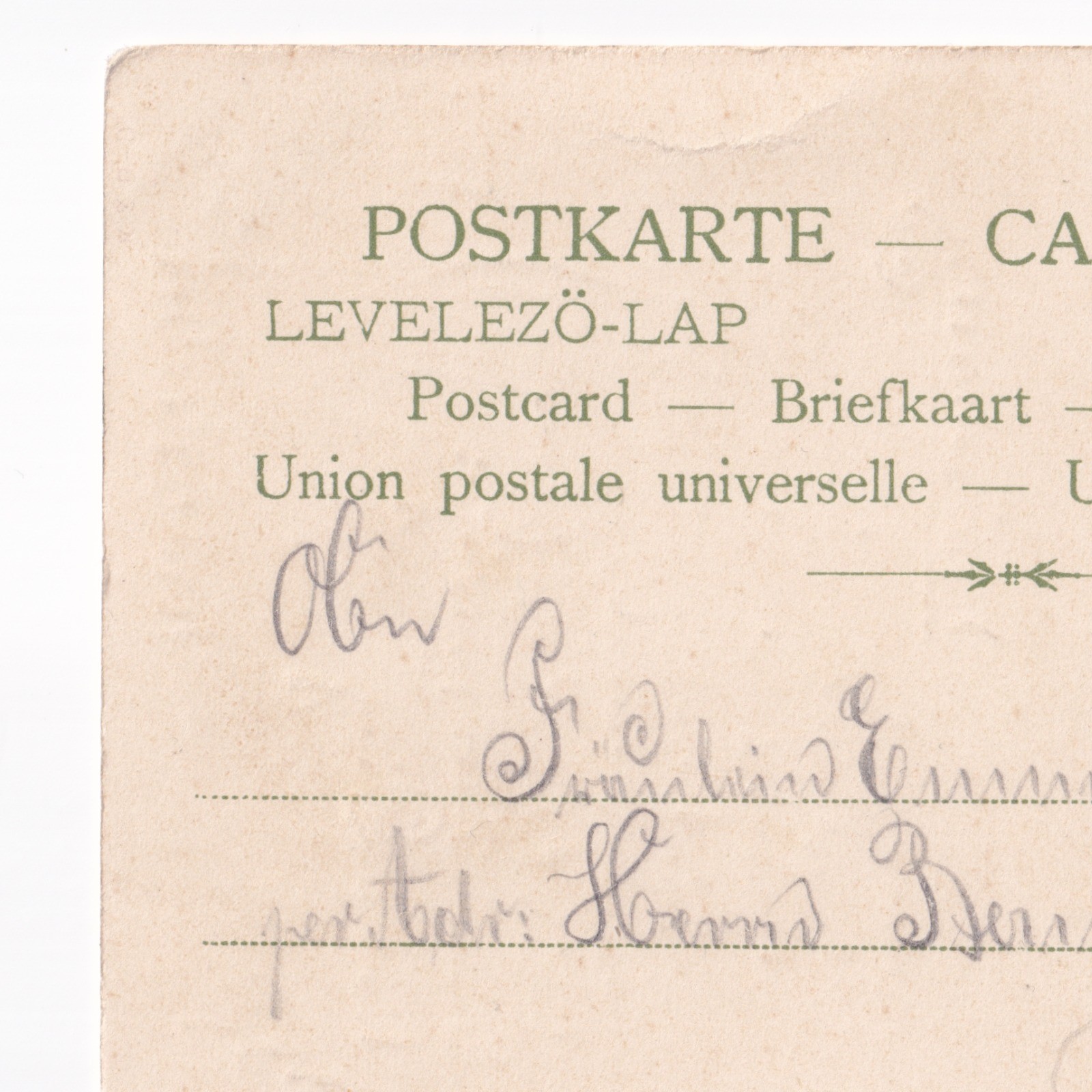 Postcard: Postcard: Art Nouveau, Beautiful Profile Portrait of a Woman. H.Tr - K. & B-D: catalogue image 12