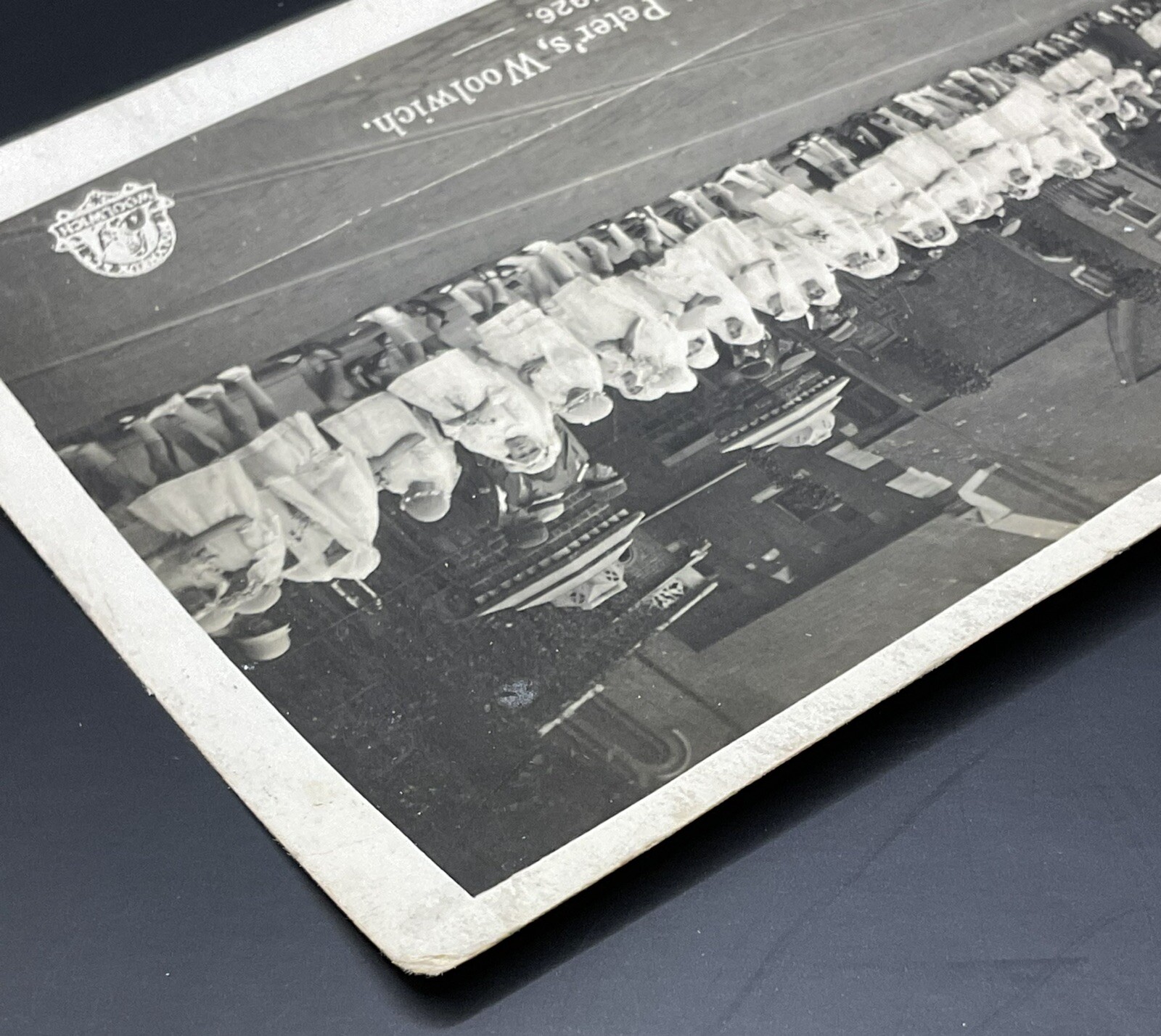 Postcard: Postcard, Corpus Christi Procession St Peter’s, Woolwich, 1926, Real Photo.: catalogue image 4