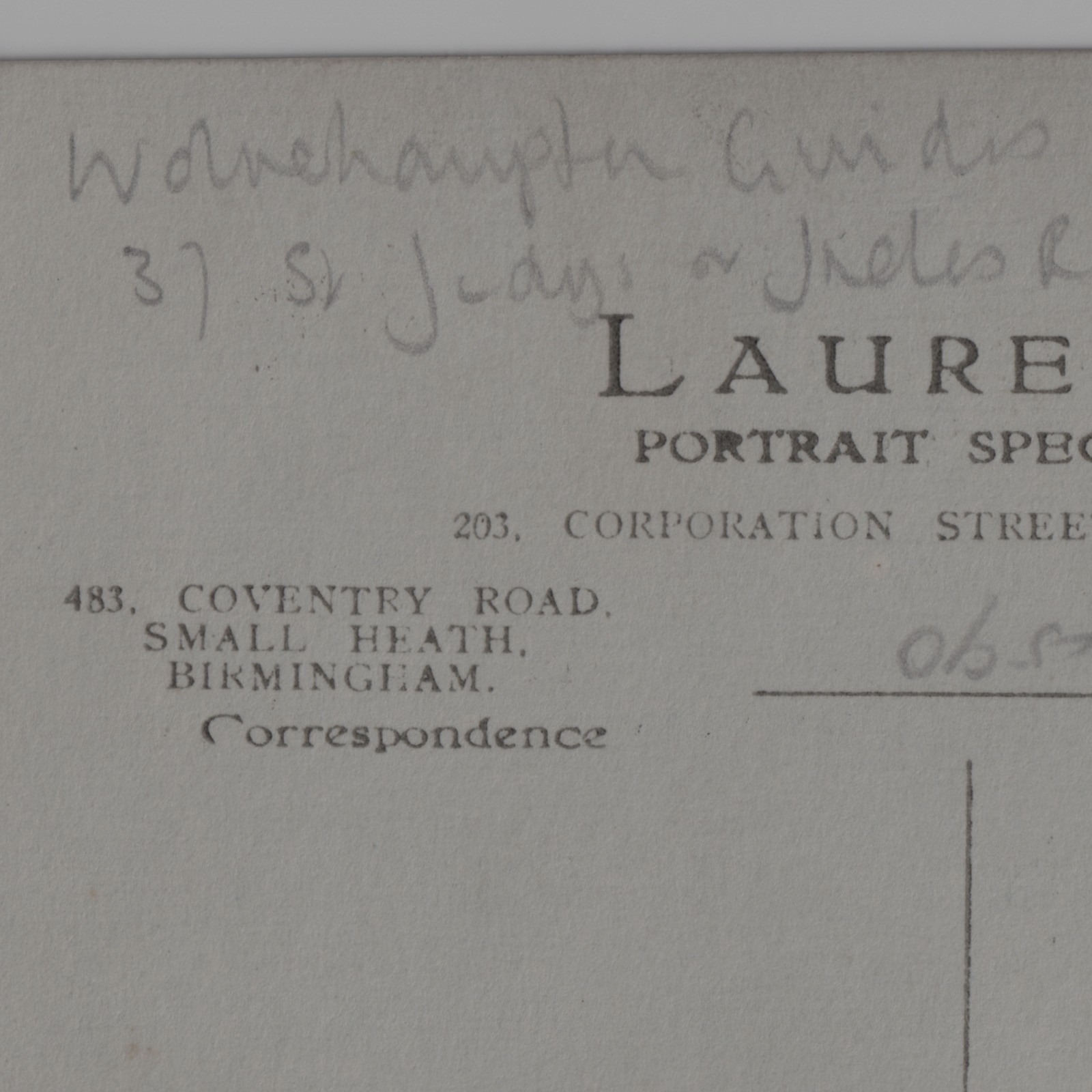 Postcard: Postcard: Girl Guides Group. Wolverhampton. Laurence Portrait Specialist.: catalogue image 2