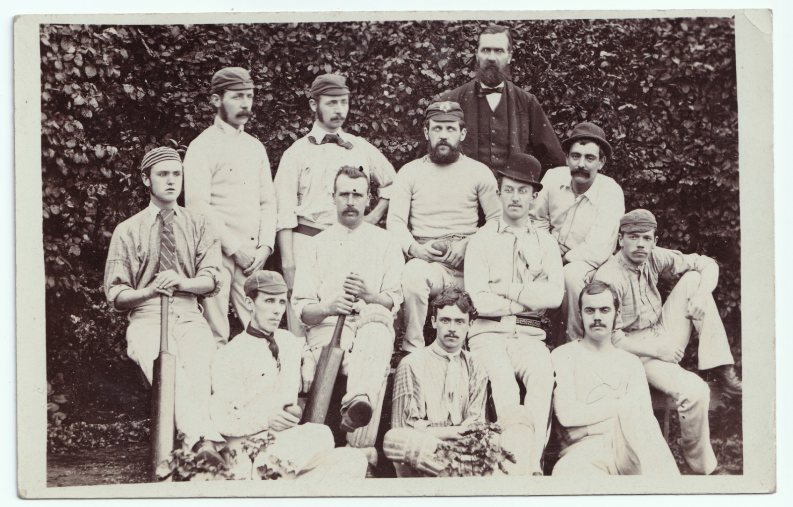 Postcard: Postcard, Group of Men, Sports Cricket Team Related. Real Photograph.: catalogue image 1