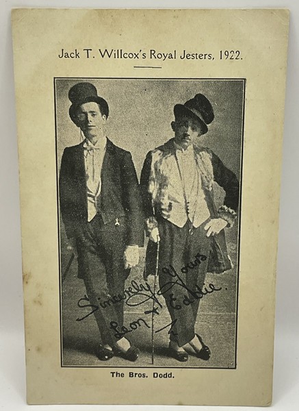 Postcard: Vintage Postcard, Jack T Willcox’s Royal Jesters, 1922. The Bros Dodd.: catalogue image 1