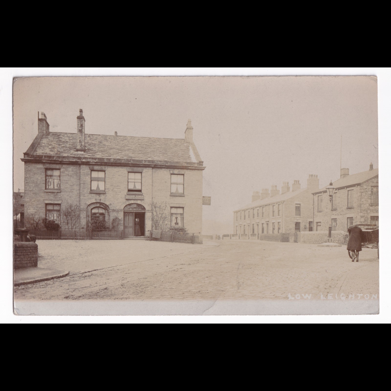 Postcard: Postcard: Low Leighton, Derbyshire, Pub. Real Photograph.: catalogue image 1