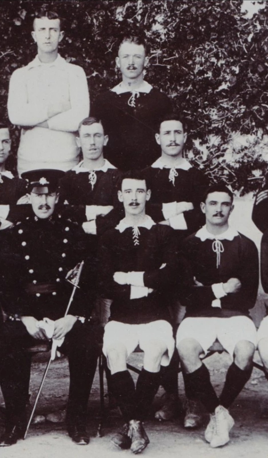 Postcard: Postcard: Military / Army Football Team and Soldiers in Uniform, Real Photograph: catalogue image 5