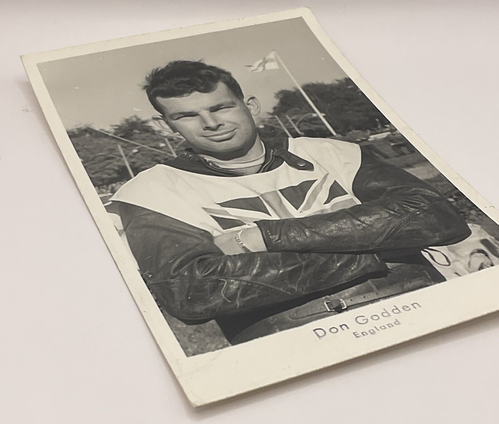 Postcard: Postcard Or Picture Card, DON GODDEN, MOTORCYCLE RACER, REAL PHOTOGRAPH.: catalogue image 4