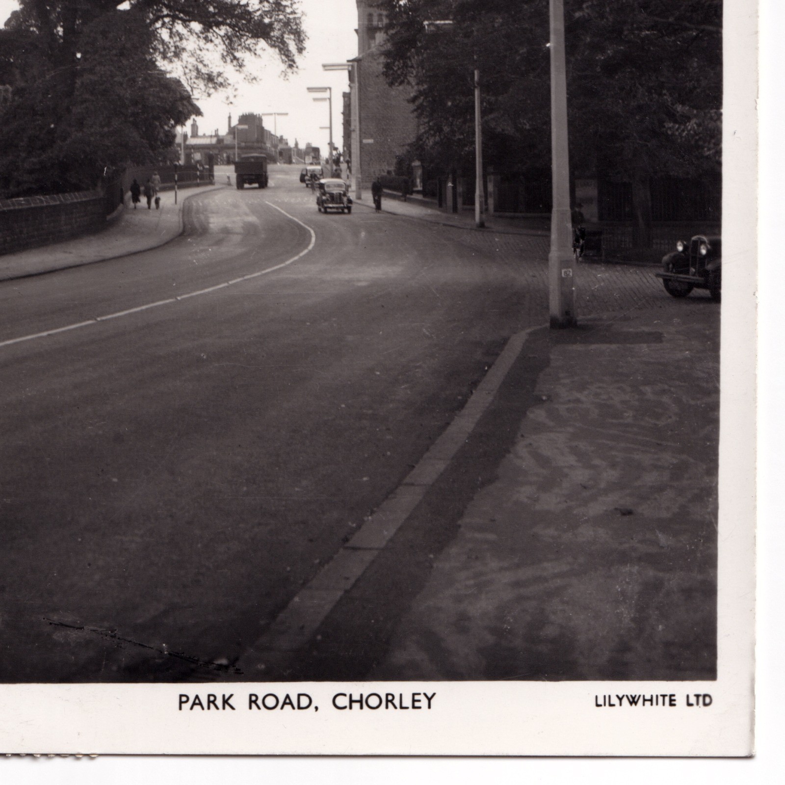 Postcard: Postcard: Park Road, Chorley, Lancashire. Lilywhite Ltd Card. Real Photograph.: catalogue image 7