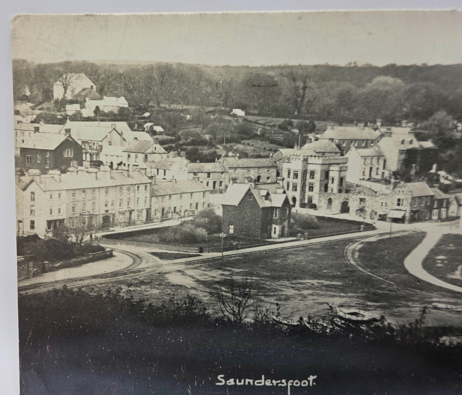 Postcard: Postcard, Saundersfoot, Real Photograph, T. OWEN.: catalogue image 2