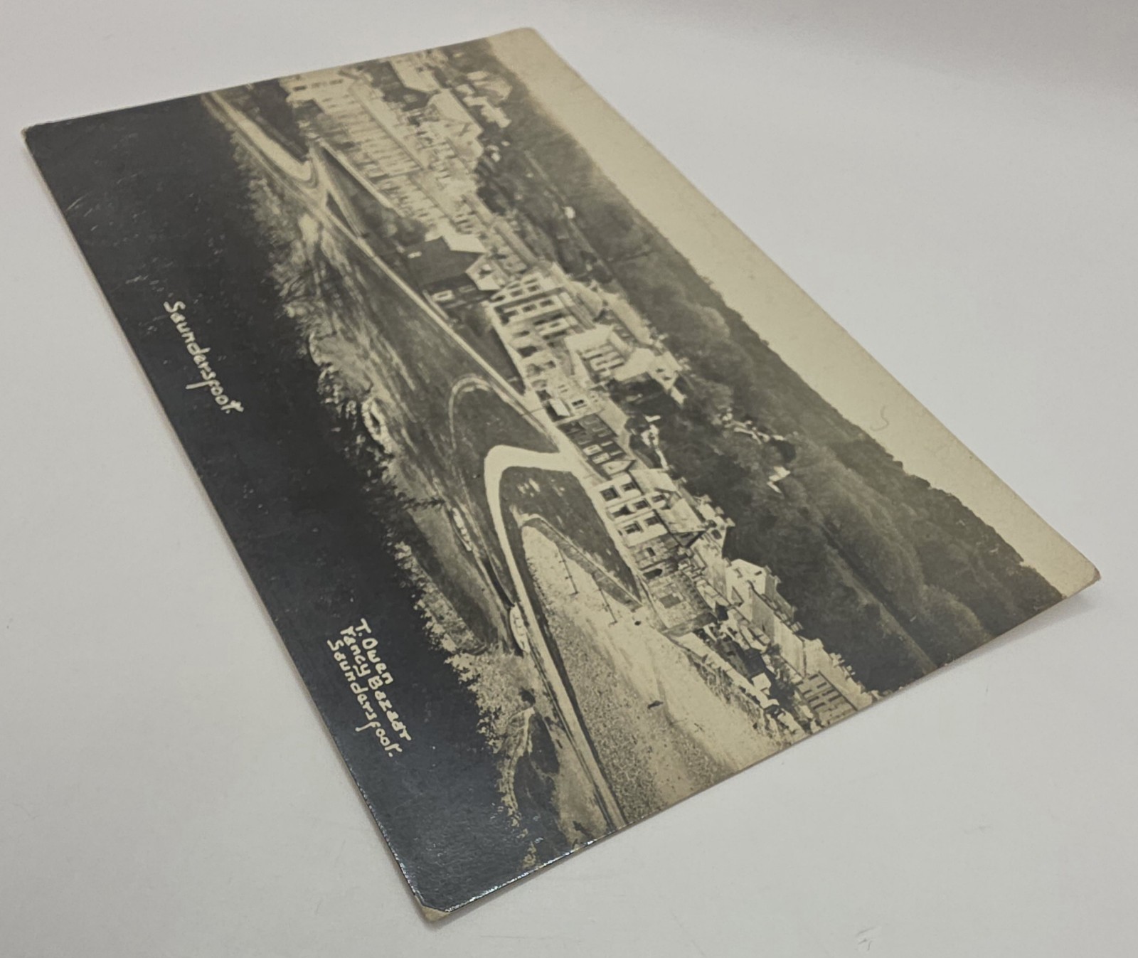 Postcard: Postcard, Saundersfoot, Real Photograph, T. OWEN.: catalogue image 6
