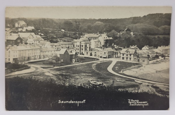 Postcard: Postcard, Saundersfoot, Real Photograph, T. OWEN.: catalogue image 1