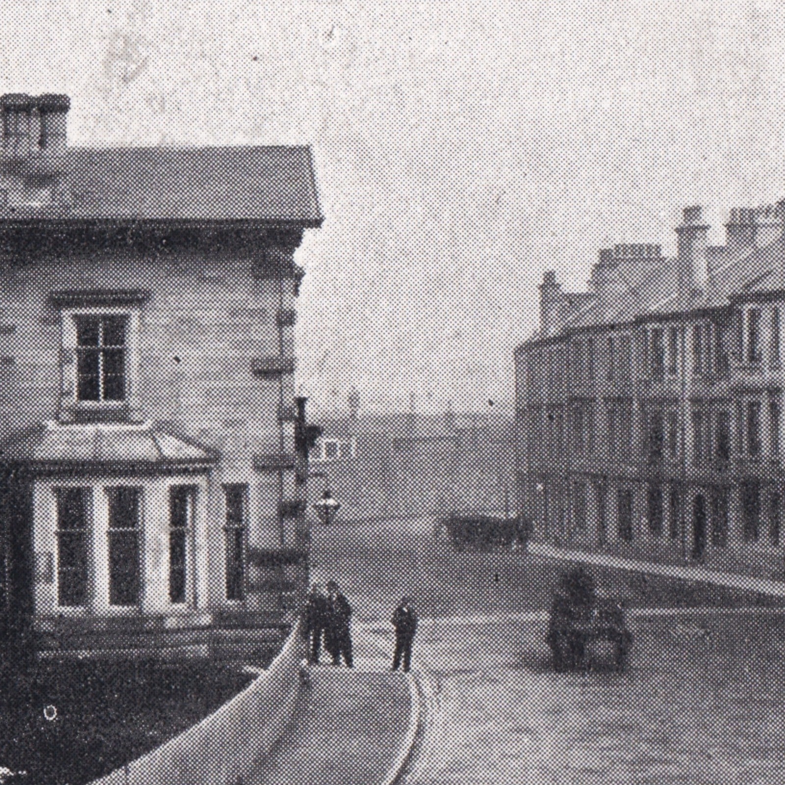 Postcard: Postcard: Old Station and Carlibar Road, Barrhead, Scotland. Burgh Series No 4.: catalogue image 12