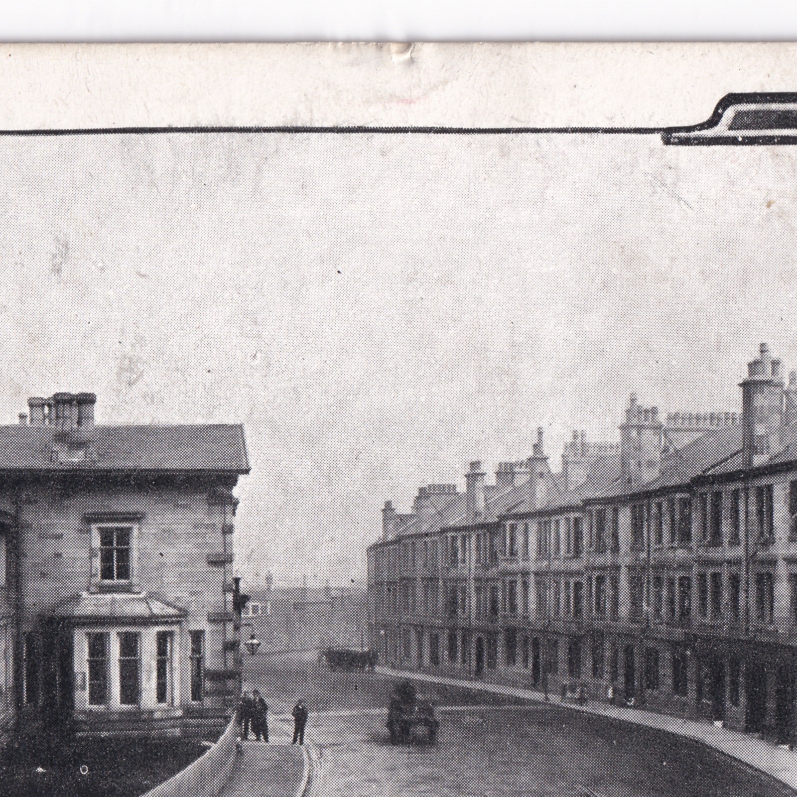 Postcard: Postcard: Old Station and Carlibar Road, Barrhead, Scotland. Burgh Series No 4.: catalogue image 3