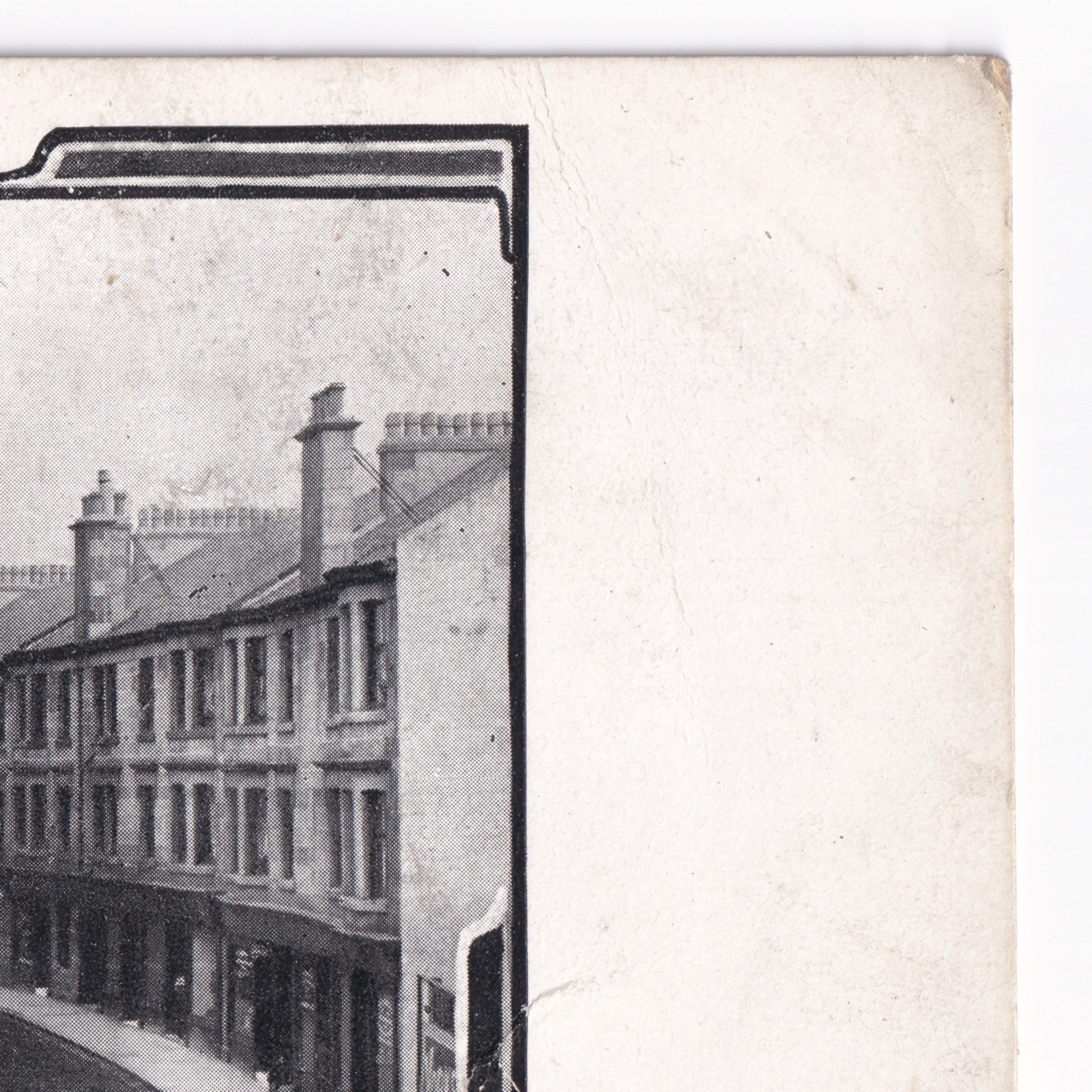 Postcard: Postcard: Old Station and Carlibar Road, Barrhead, Scotland. Burgh Series No 4.: catalogue image 4