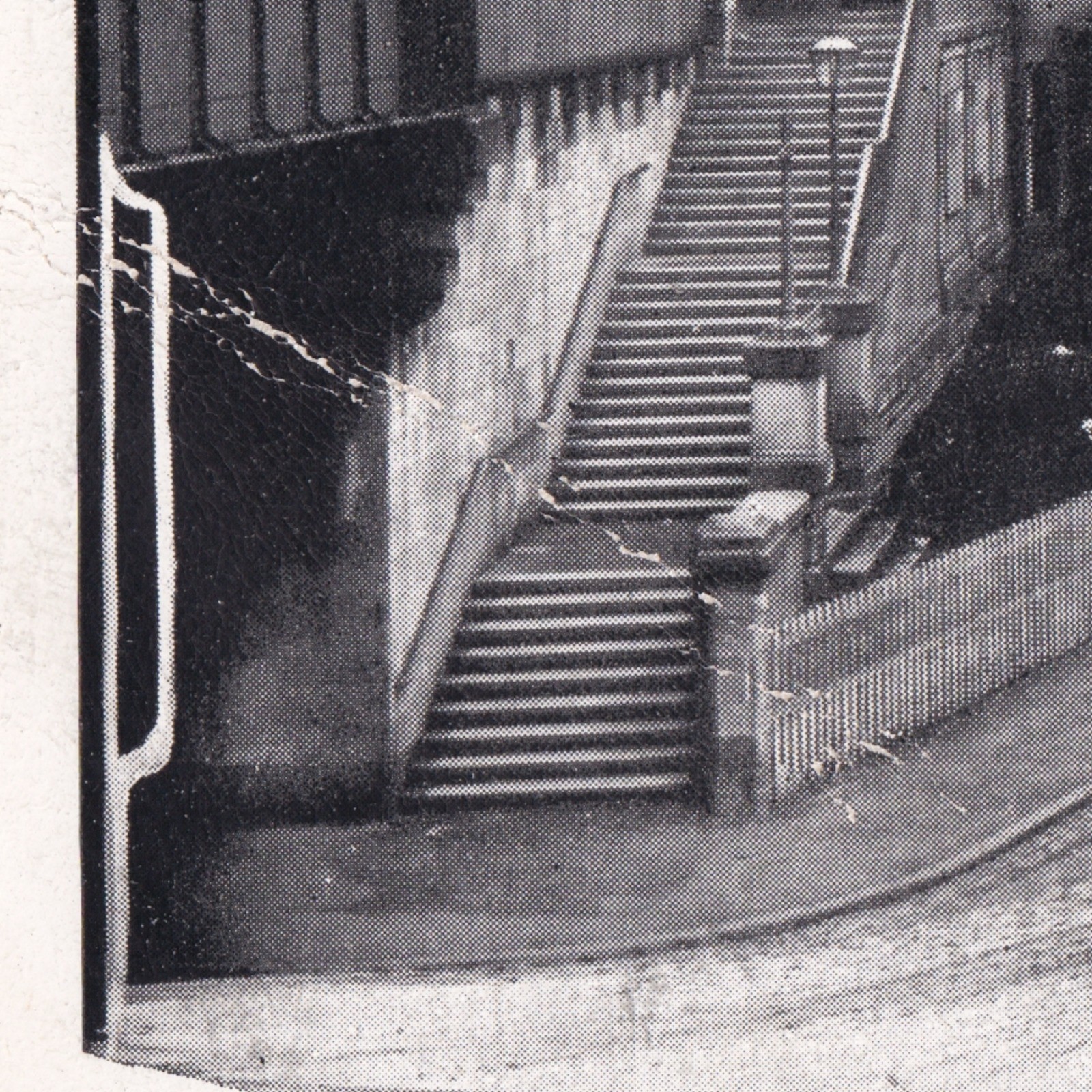 Postcard: Postcard: Old Station and Carlibar Road, Barrhead, Scotland. Burgh Series No 4.: catalogue image 9