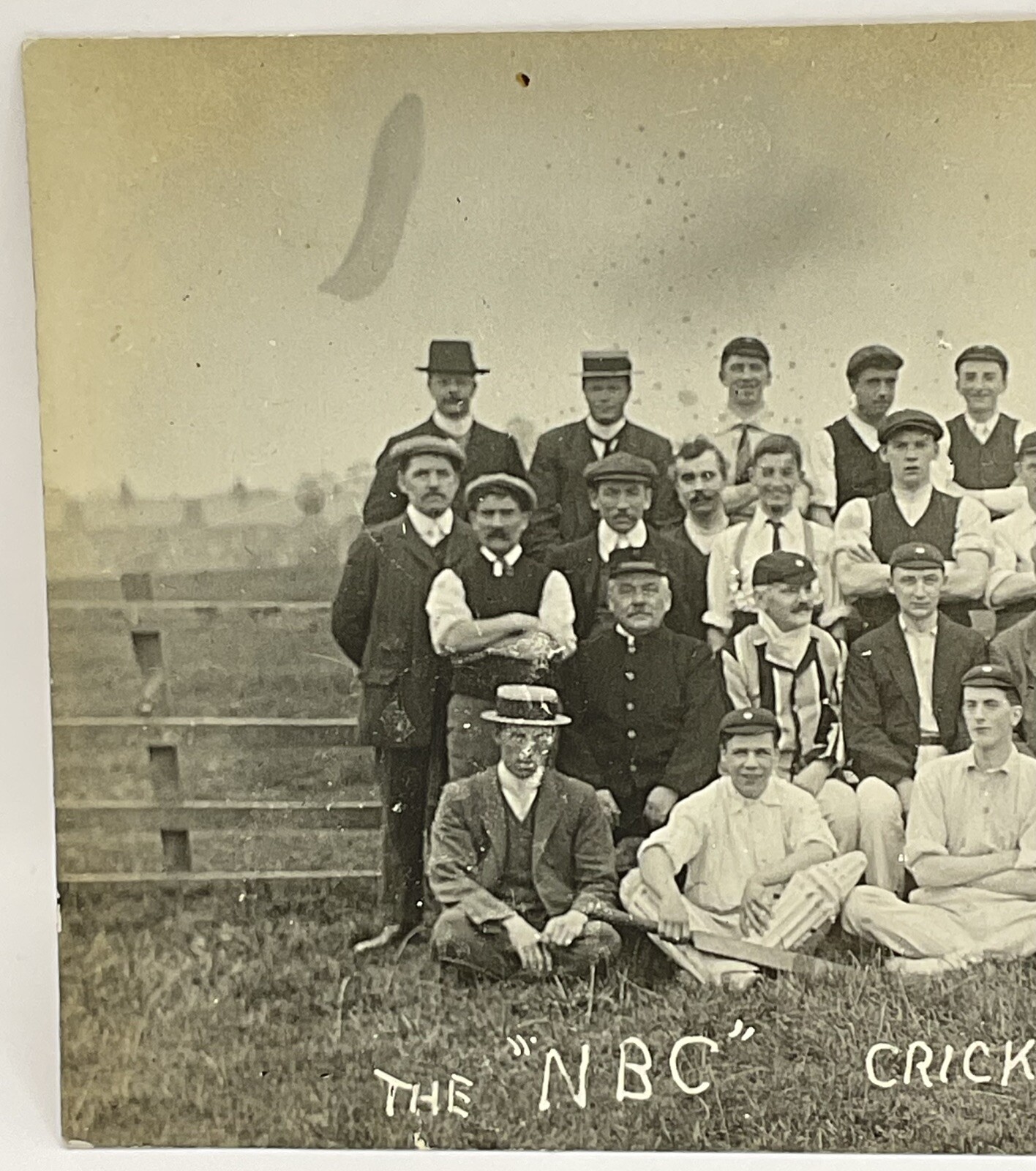 Postcard: Old Postcard, The NBC Cricket Team, 1909, Real Photograph.: catalogue image 8